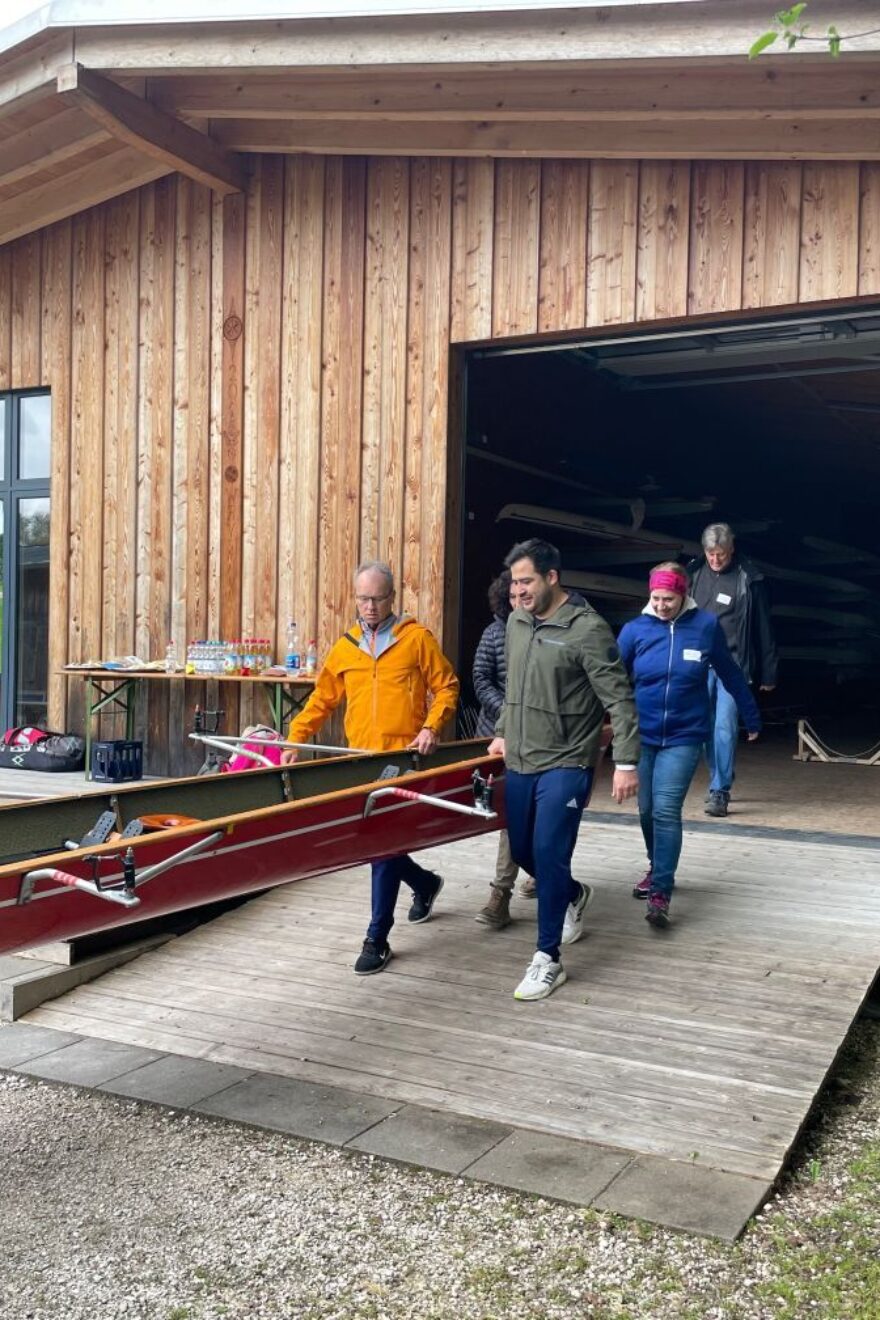 Teilnehmer Schnupper-Rudern Waging 1