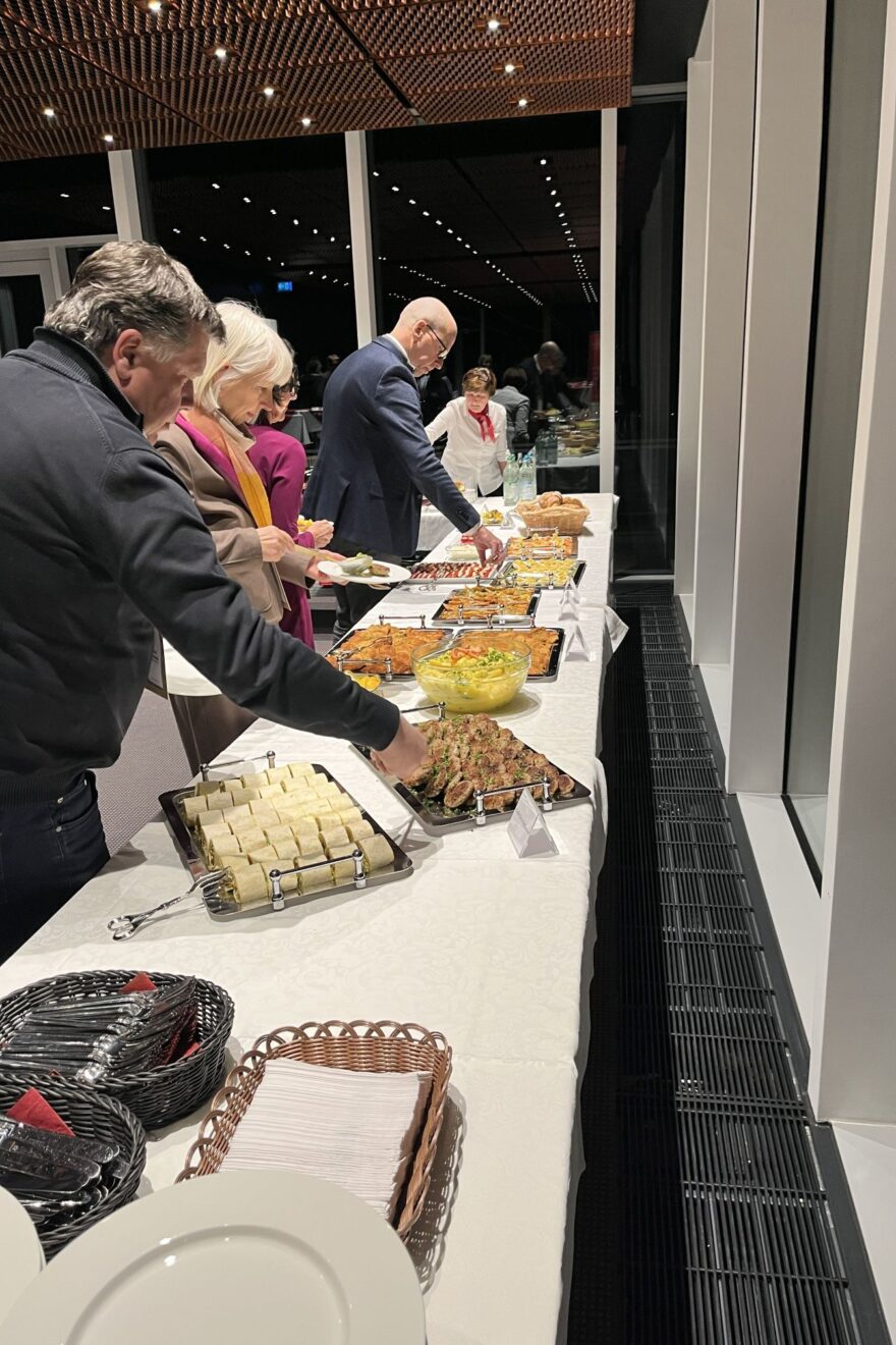 Buffet zum Abschluss