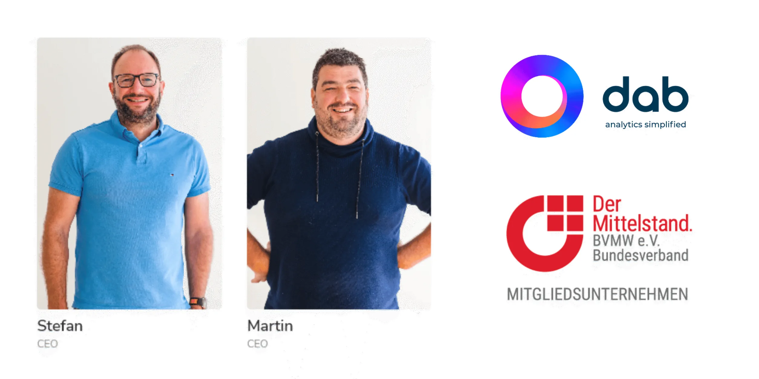Stefan Wenig und Martin Riedl