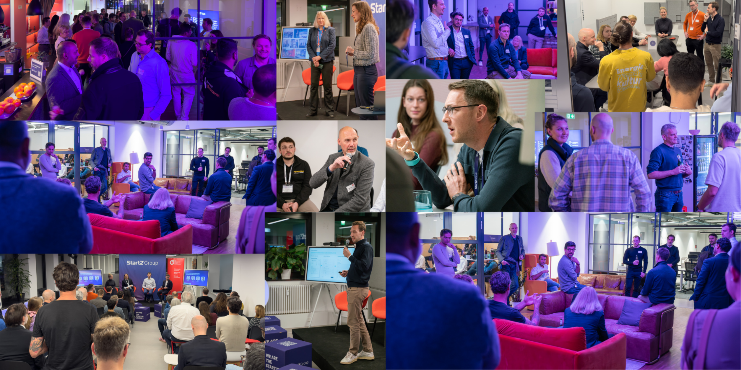 Ein interaktiver Abend mit Paneltalk, Round Tables und Startup-Pitch: KI in der Praxis erleben und netzwerken