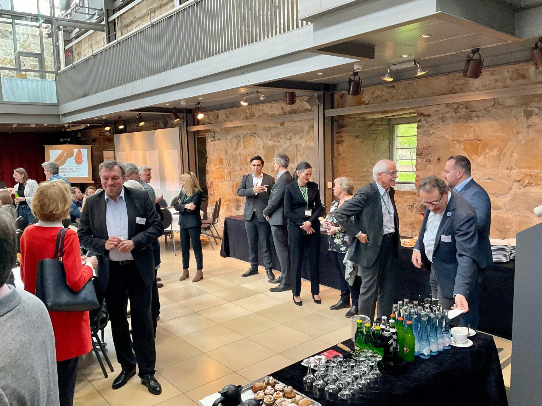 Netzwerken nach den Vorträgen