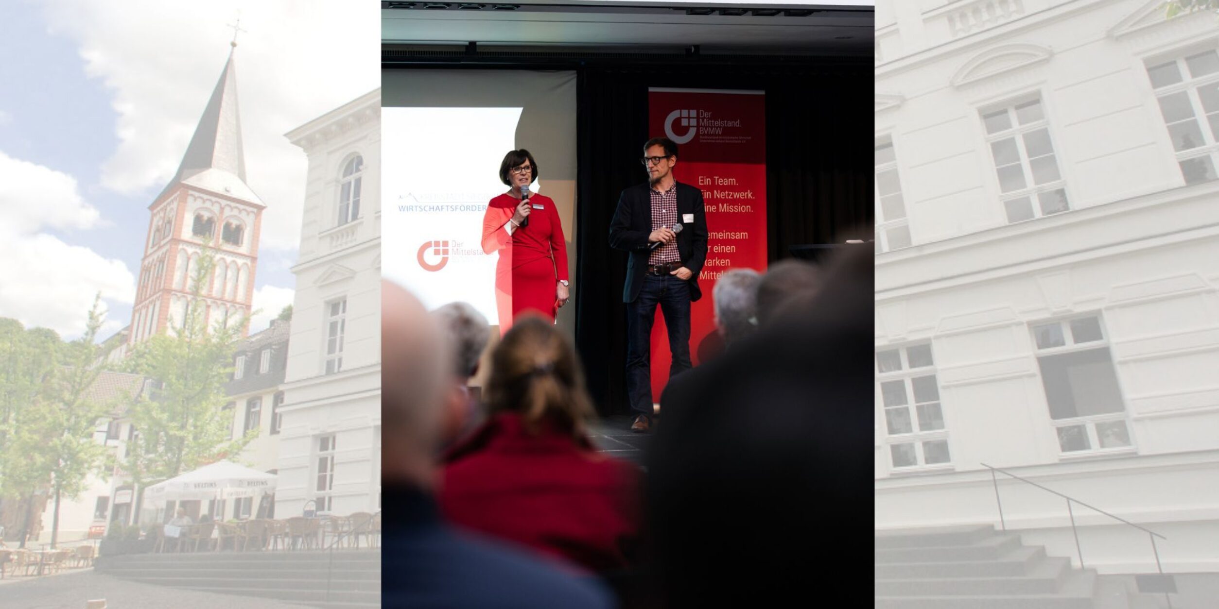 Stadtmuseum Siegburg und Dagmar Mayer bei der Begrüßung