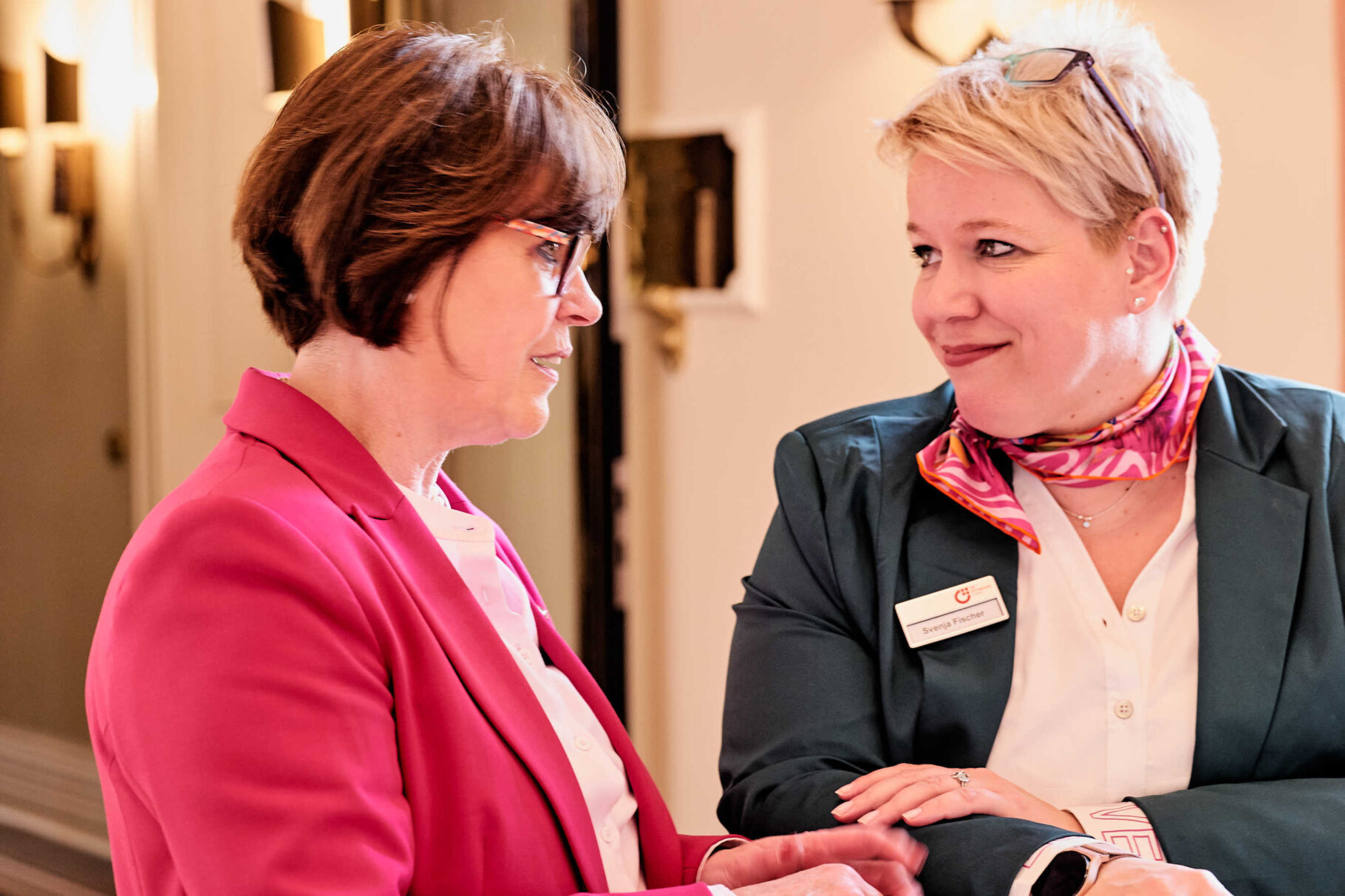 Dagmer Mayer mit Svenja Fischer