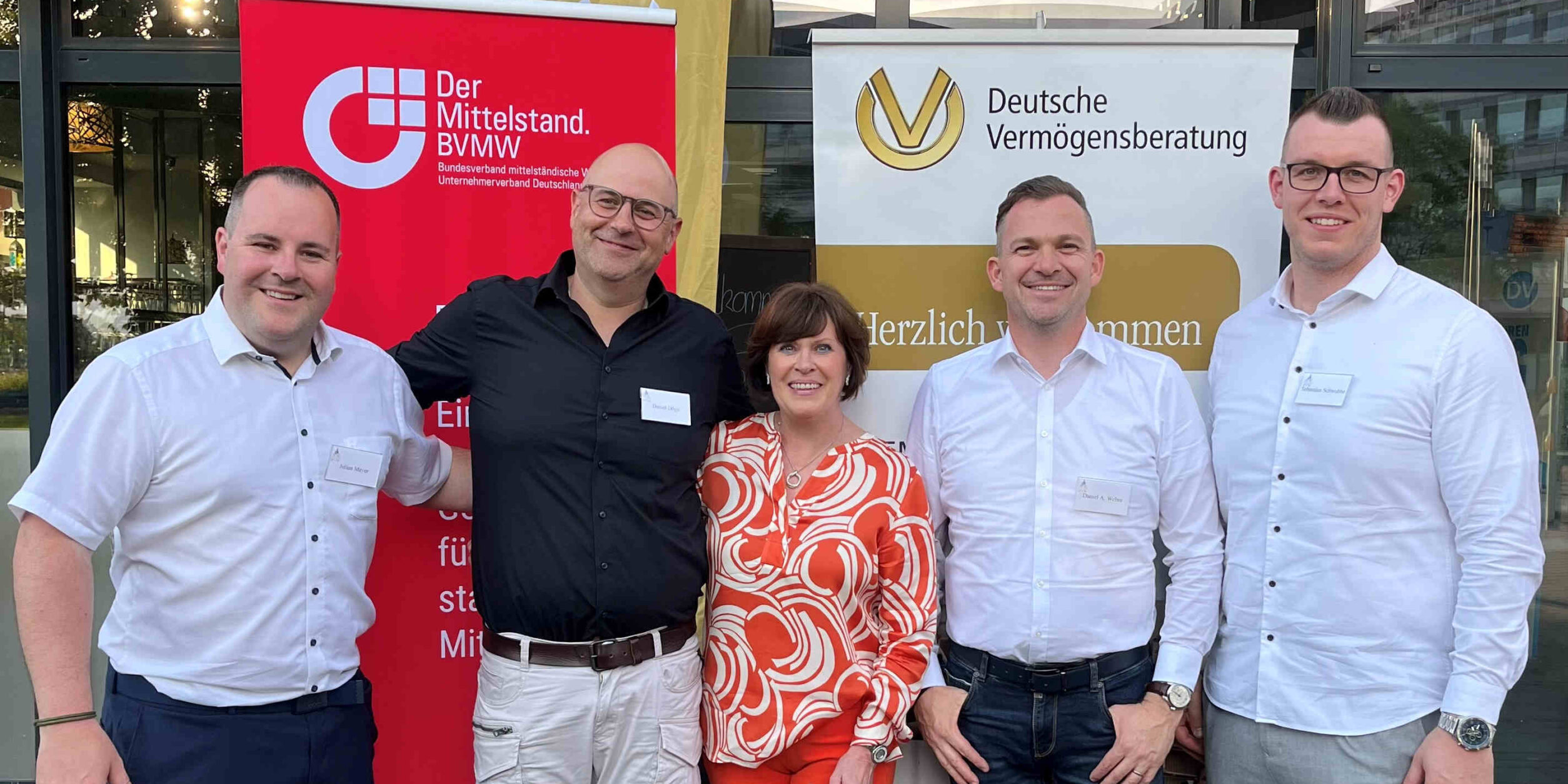 Referenten vor Roll-Ups