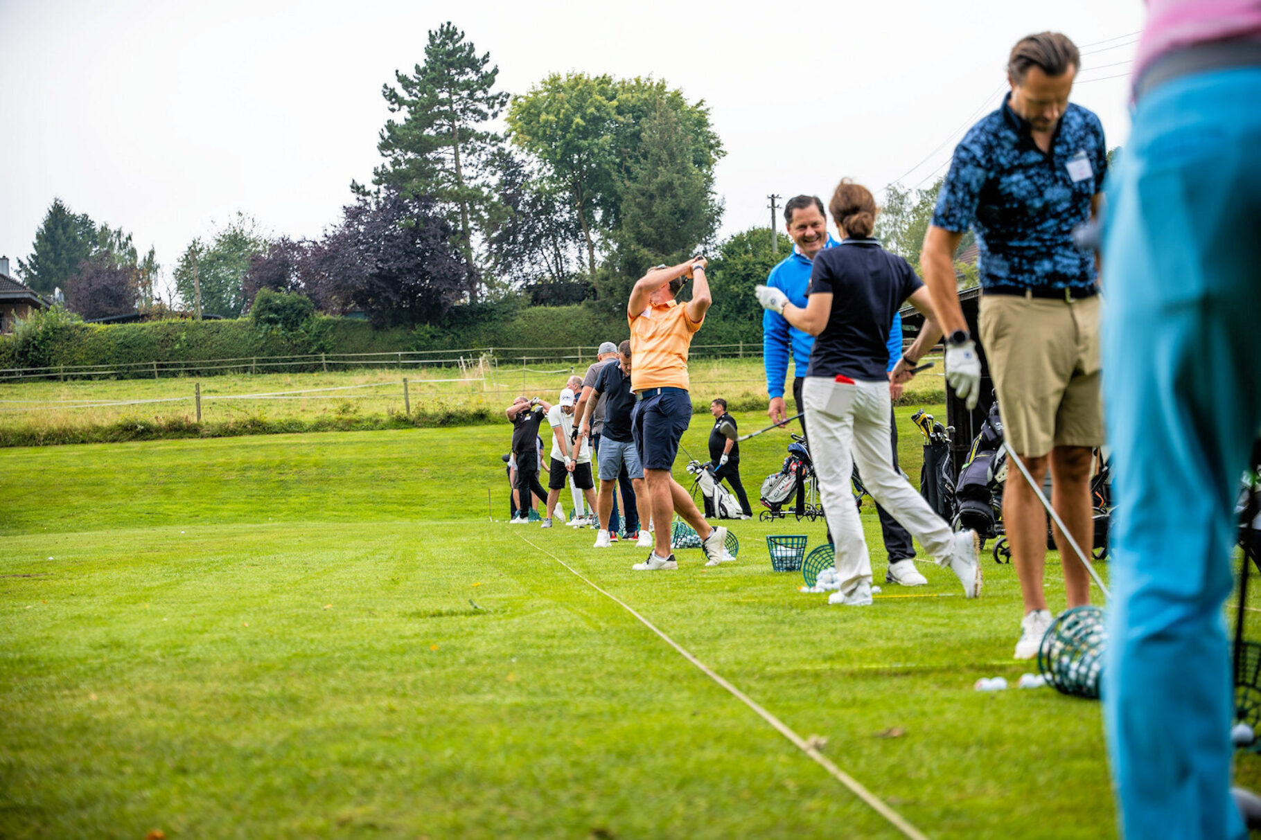 Einspielen auf der Driving Range