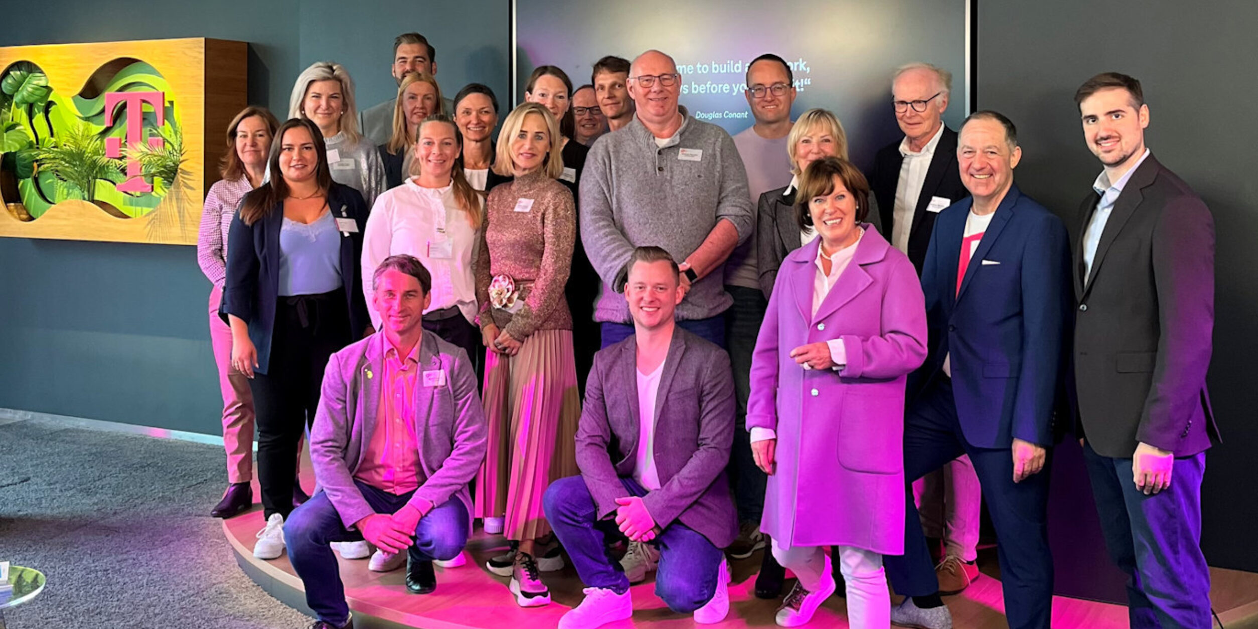 Teilnehmer des Businessfrühstücks