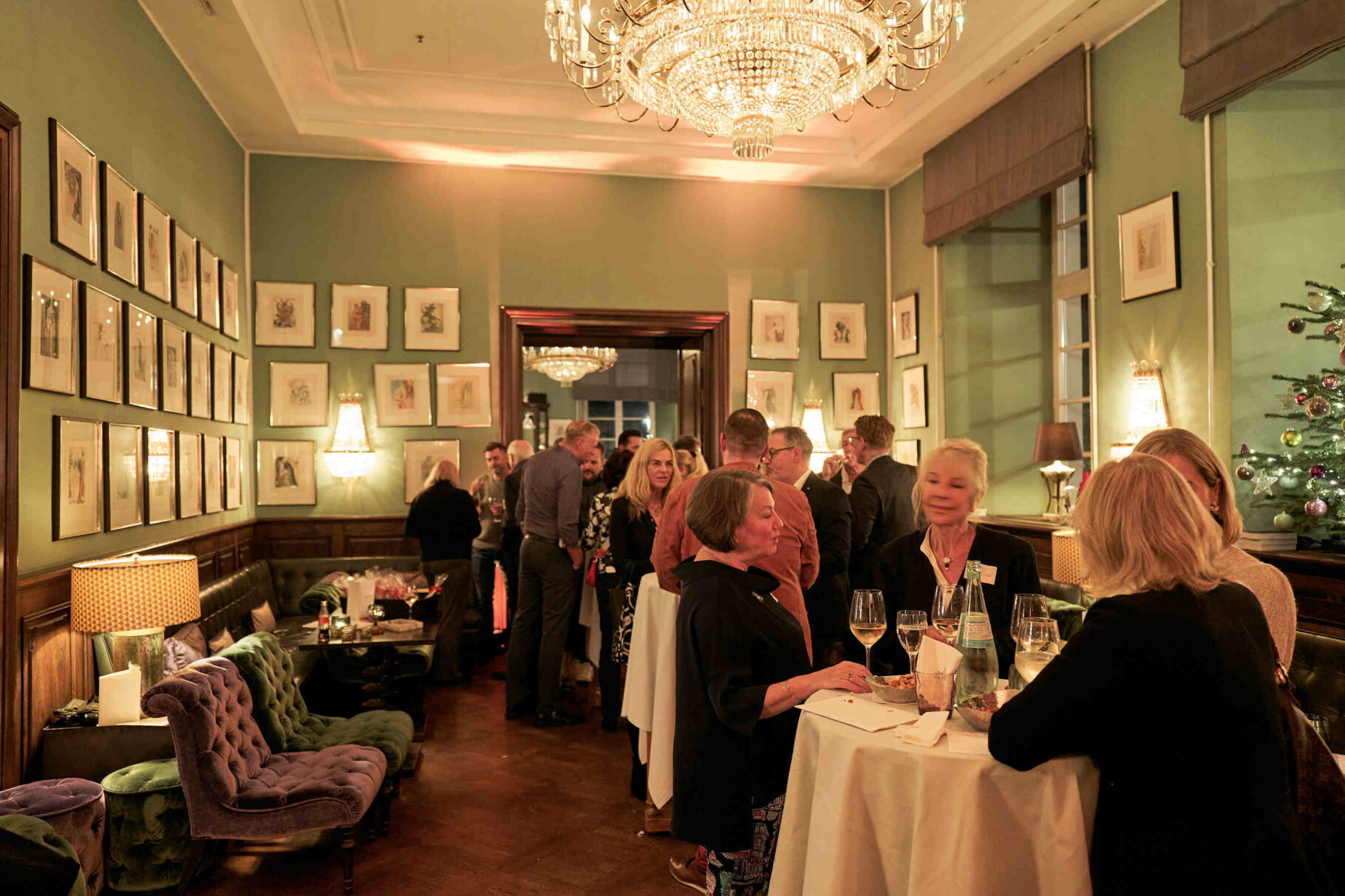 Teilnehmer beim Netzwerken