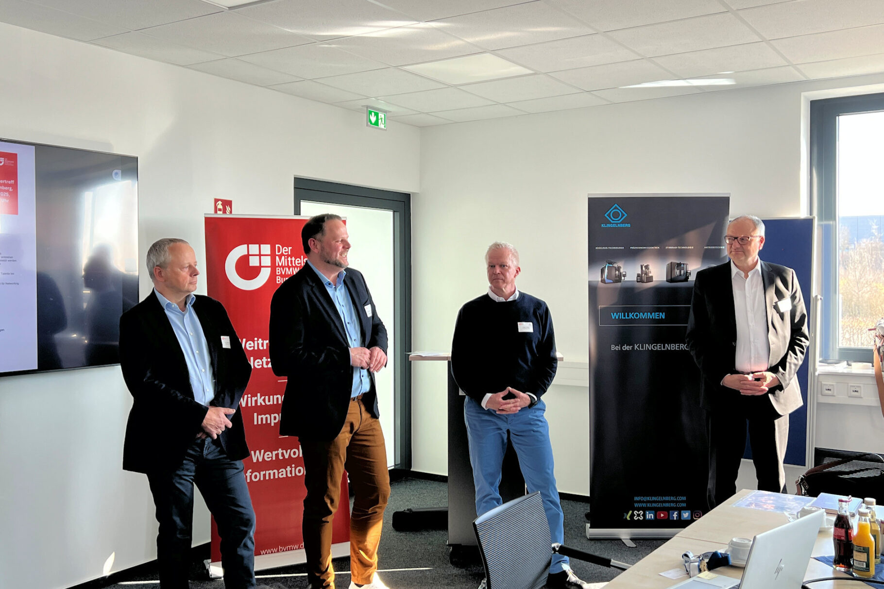 Referenten Dr. Kotthoff, M. Schwarzer, H. Stoffel, D. Persian