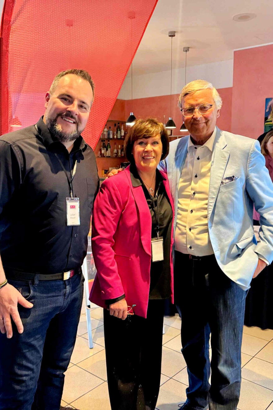 Wolfgang Bosbach mit Dagmar und Julian Mayer