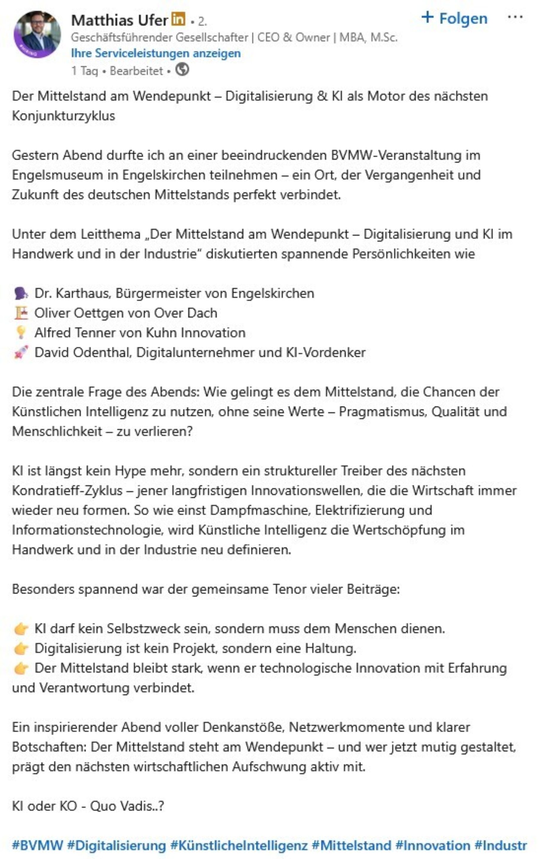 Beschreibung der Veranstaltung