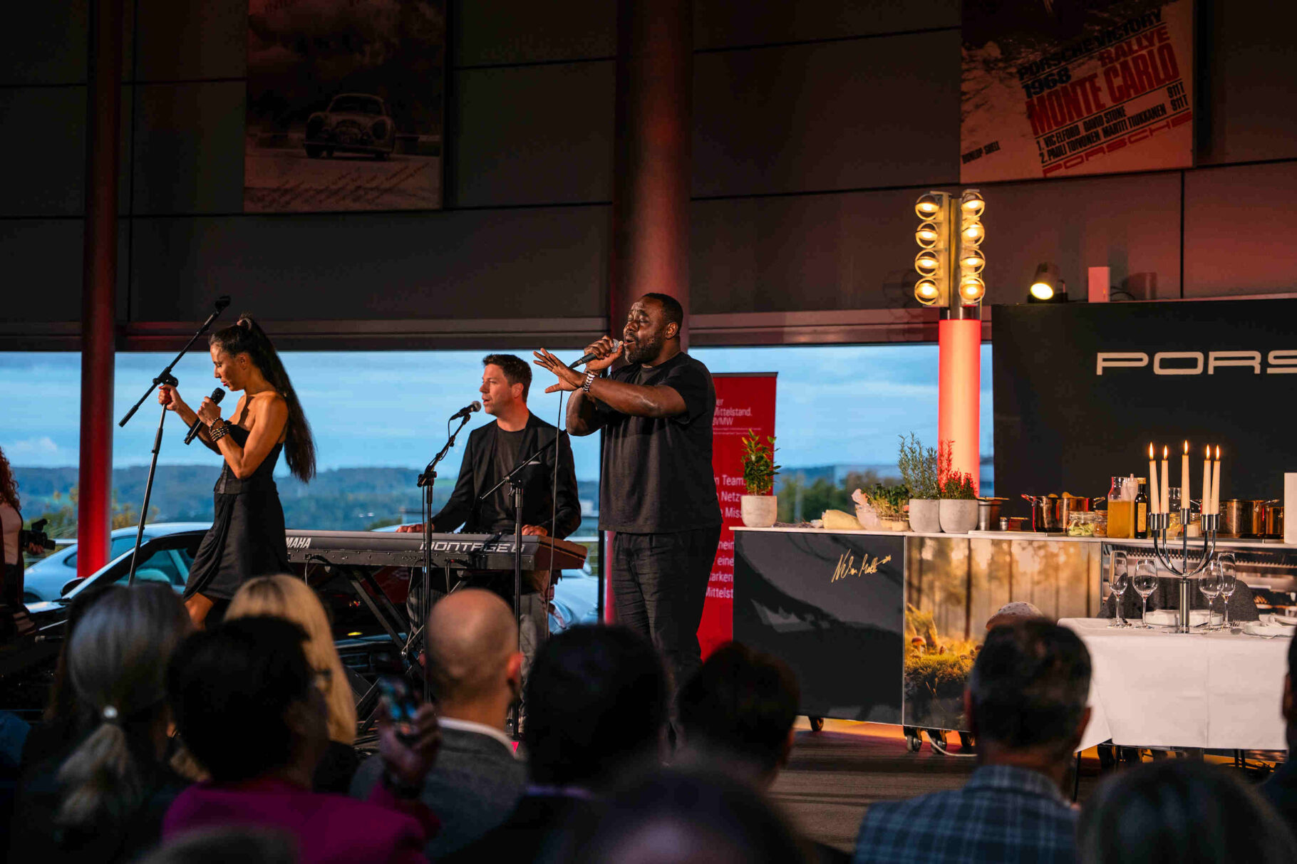 Nelson Müller mit Band