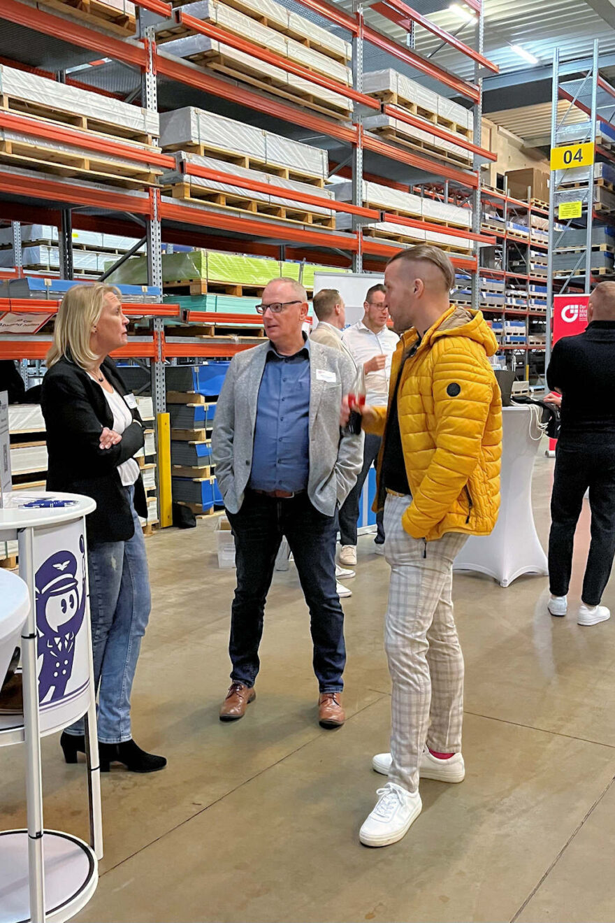 Teilnehmer im Gespräch