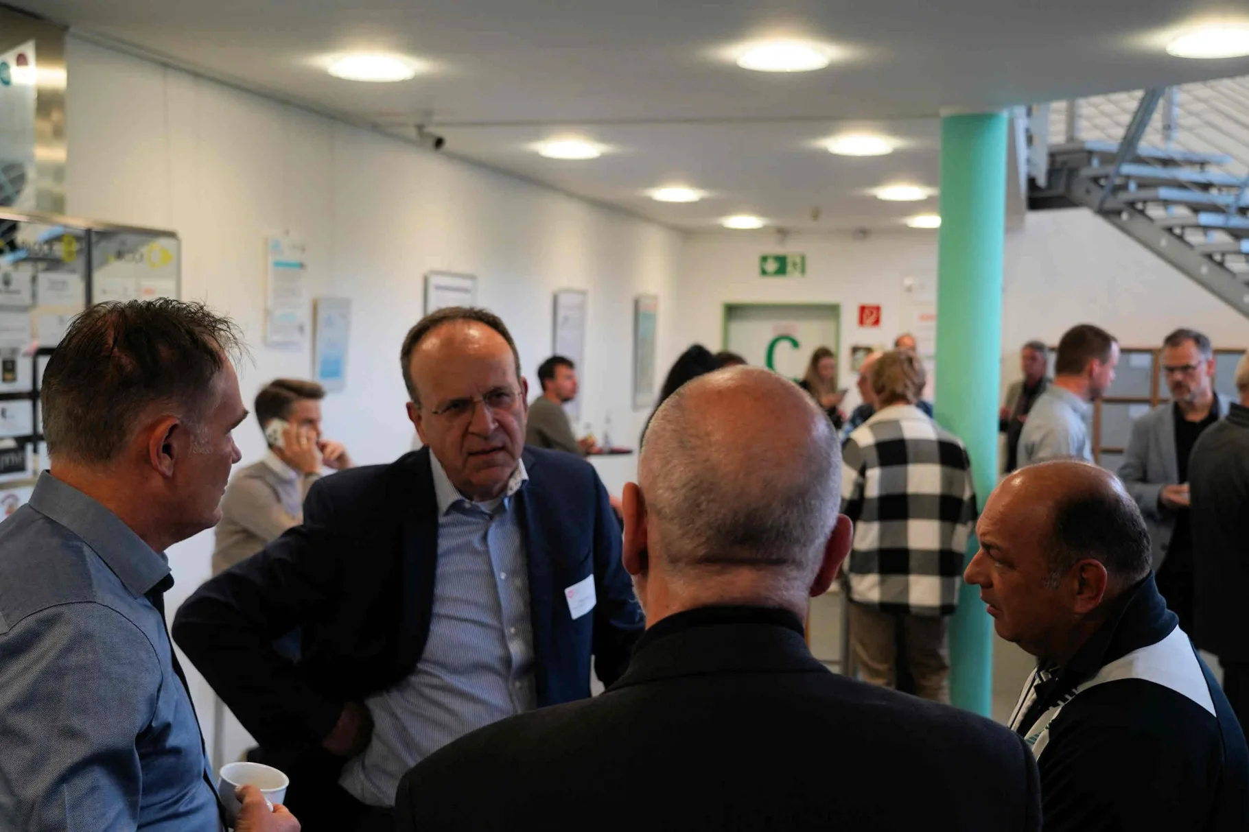 Teilnehmer beim Netzwerken
