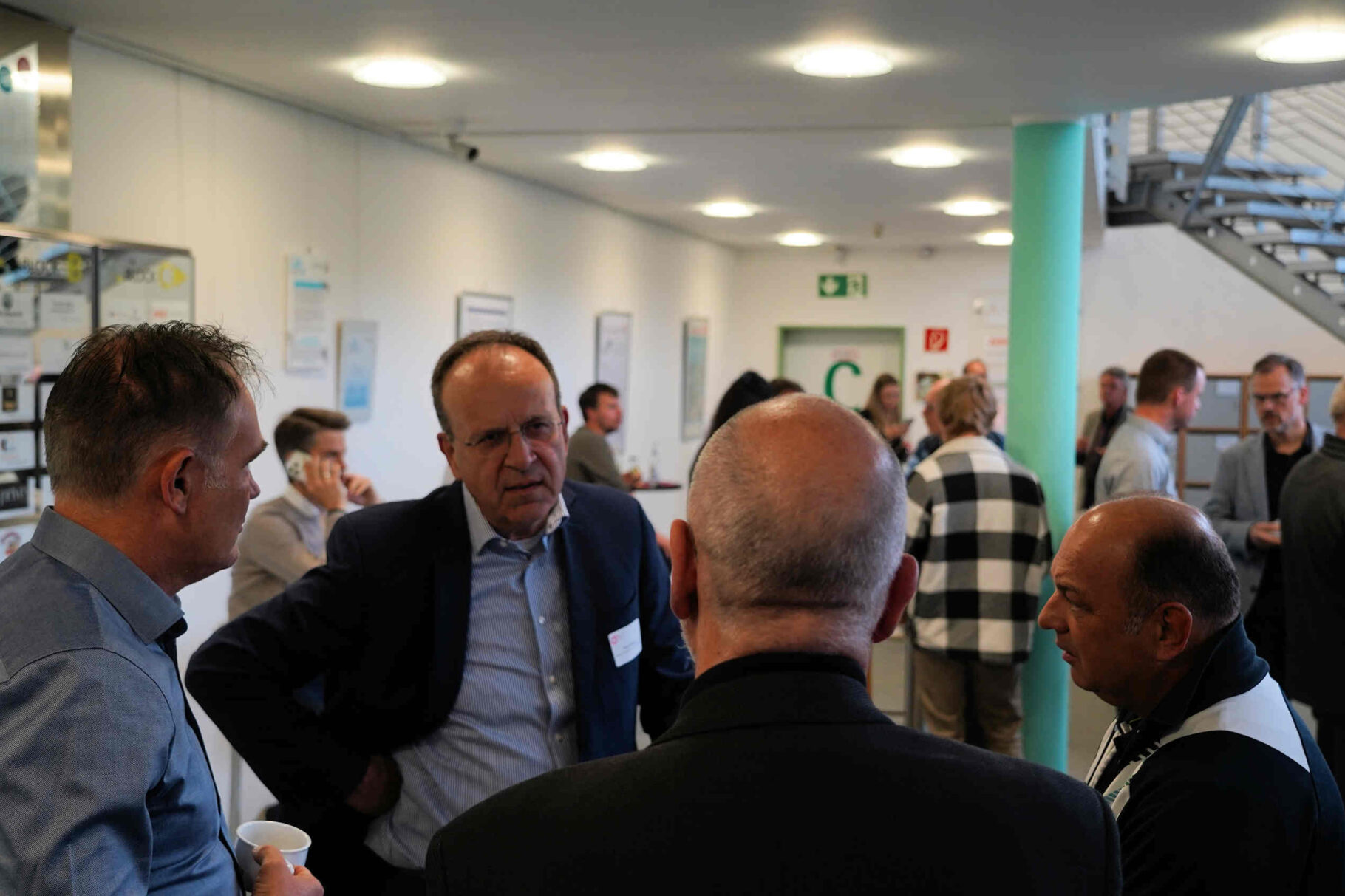 Teilnehmer beim Netzwerken
