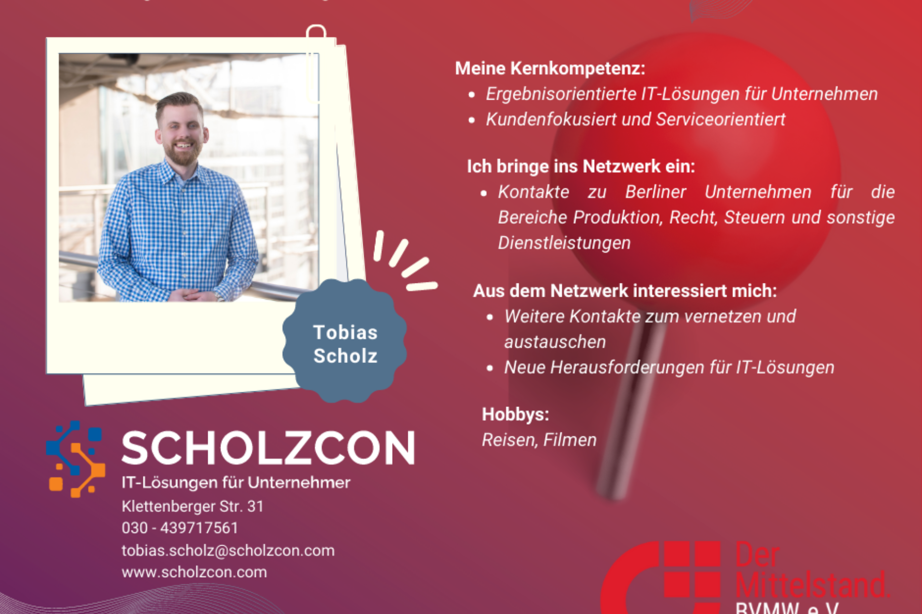 Scholzcon - Tobias Scholz
