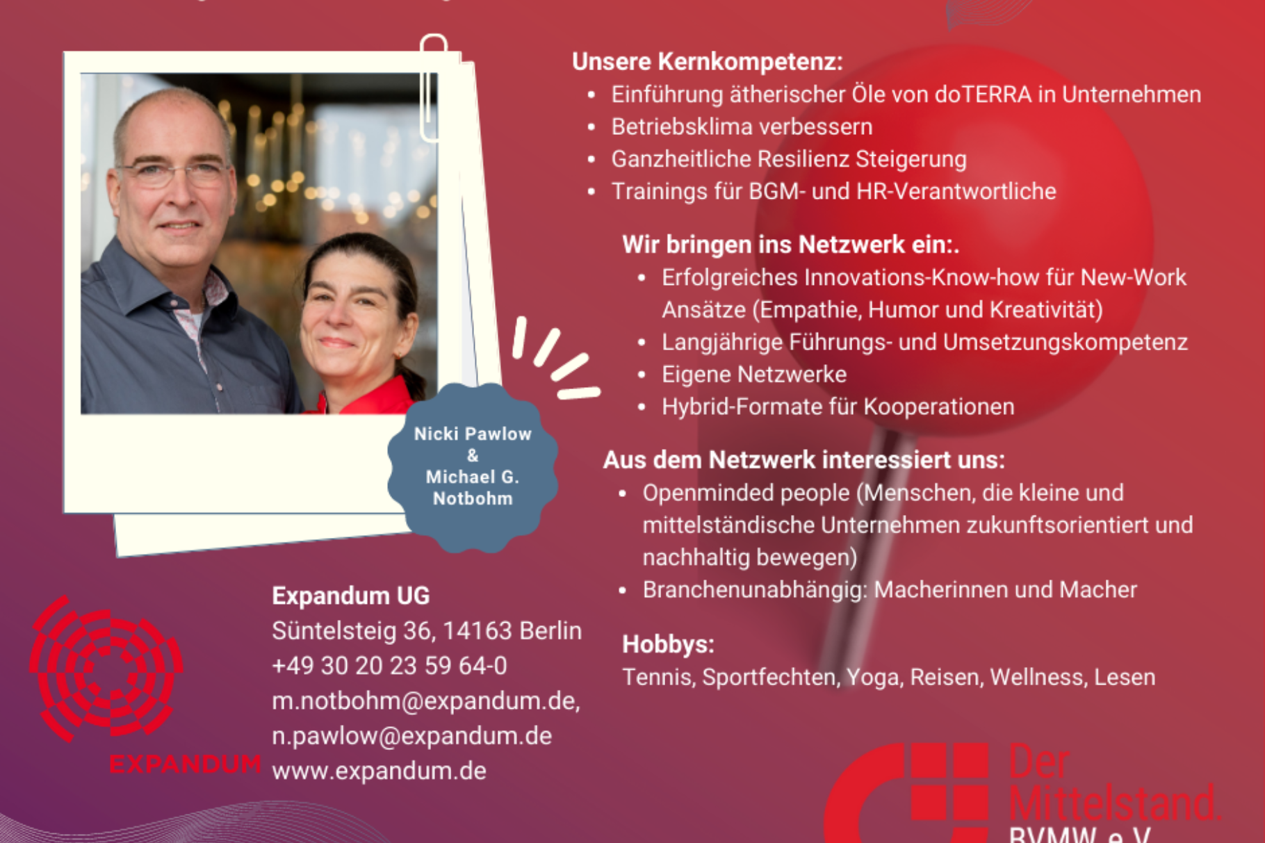 Expandum UG - Nicki Pawlow & Michael G. Notbohm