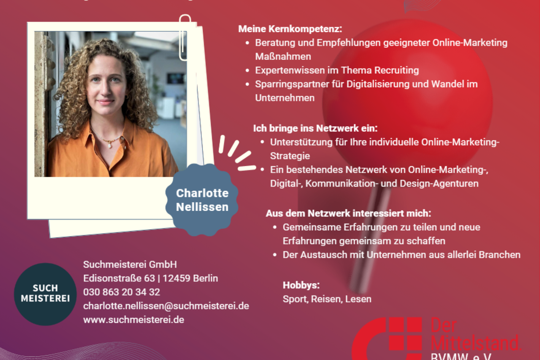 Suchmeisterei - Charlotte Nellissen