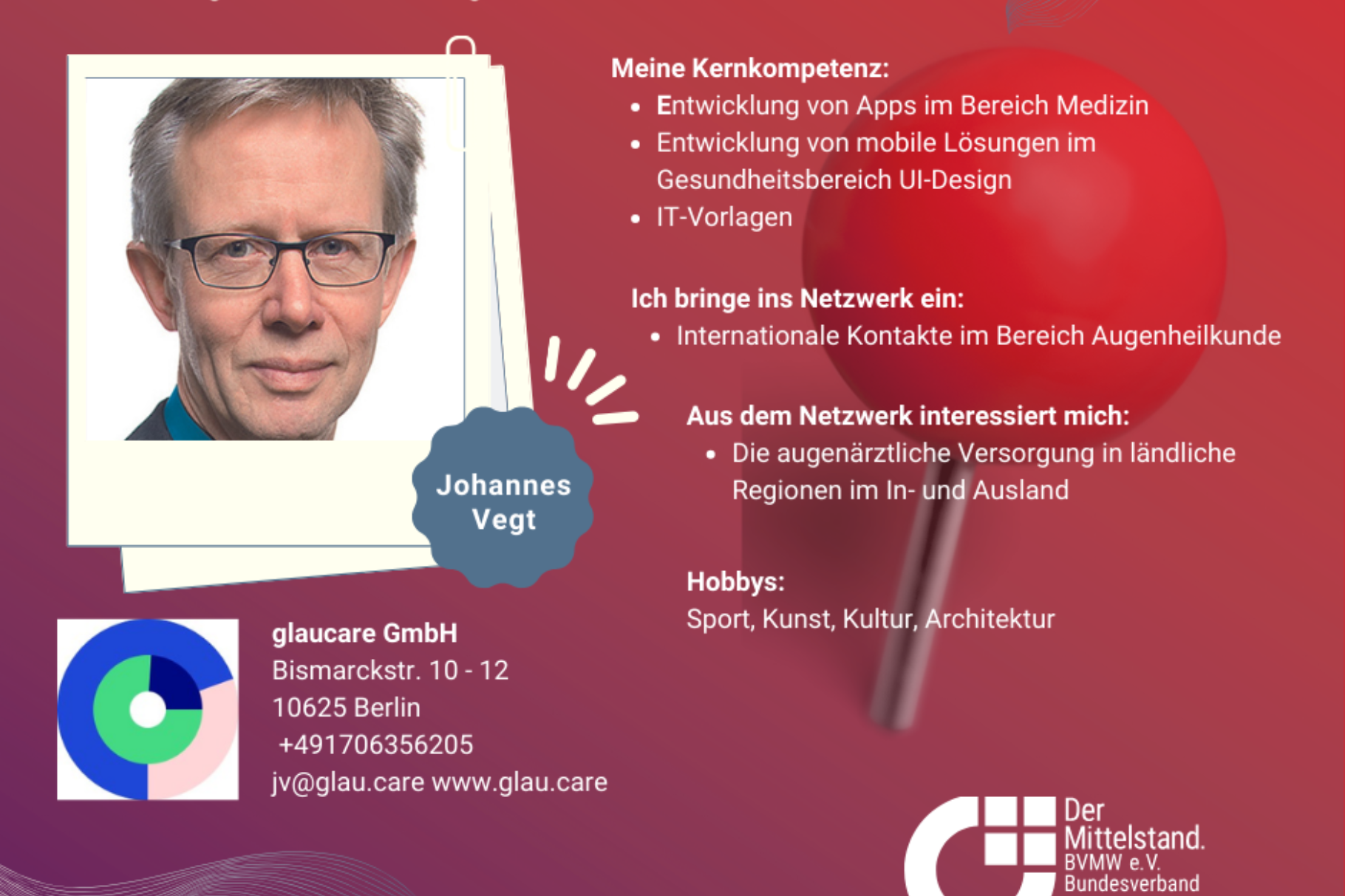 Claucare GmbH - Johannes Vogt