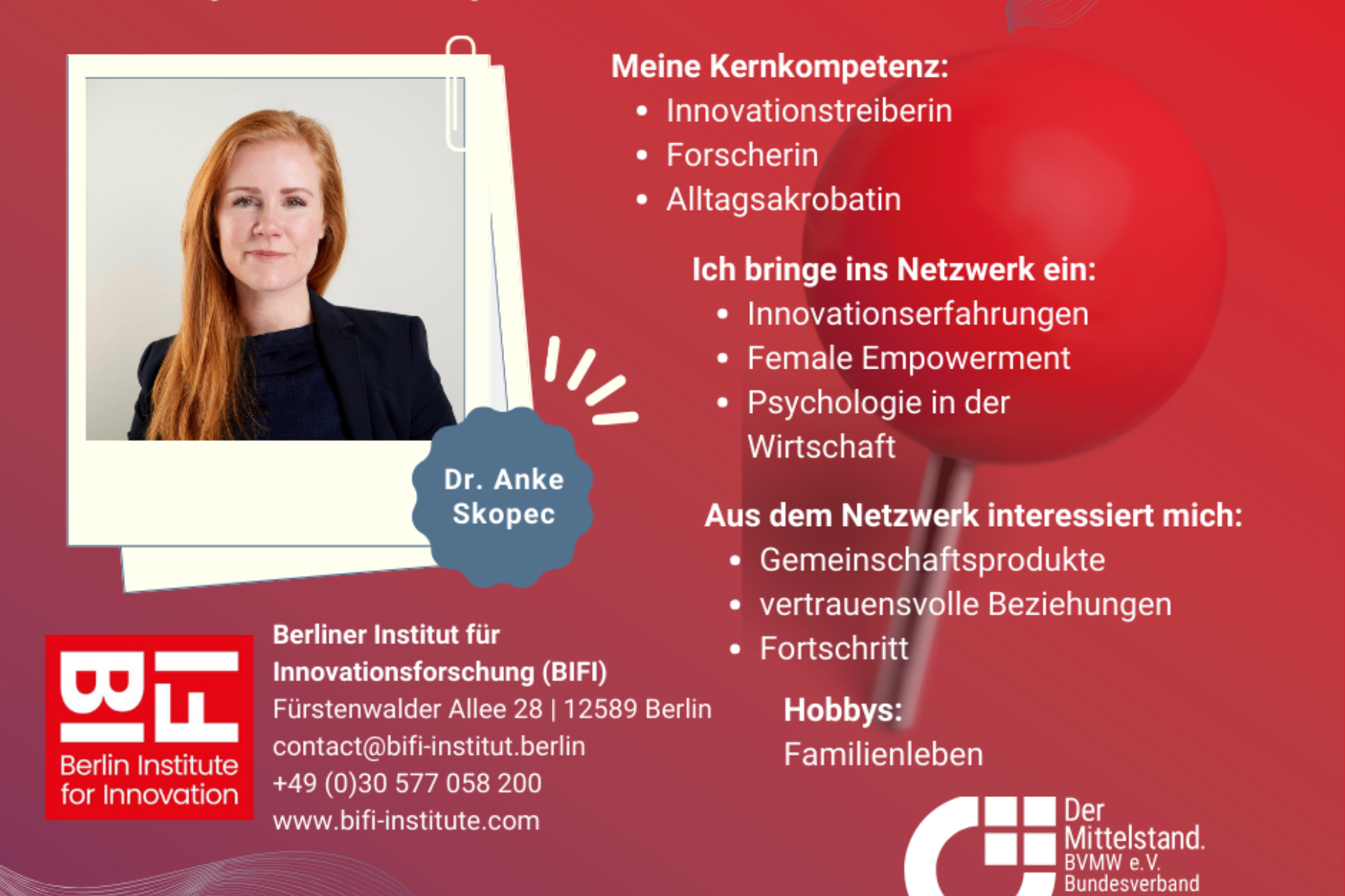 BIFI - Dr. Anke Skopec