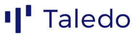Taledo Logo with text blue