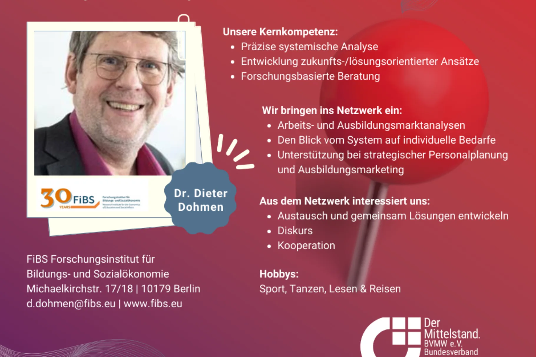 FIBS - Dr. Dieter Dohmen