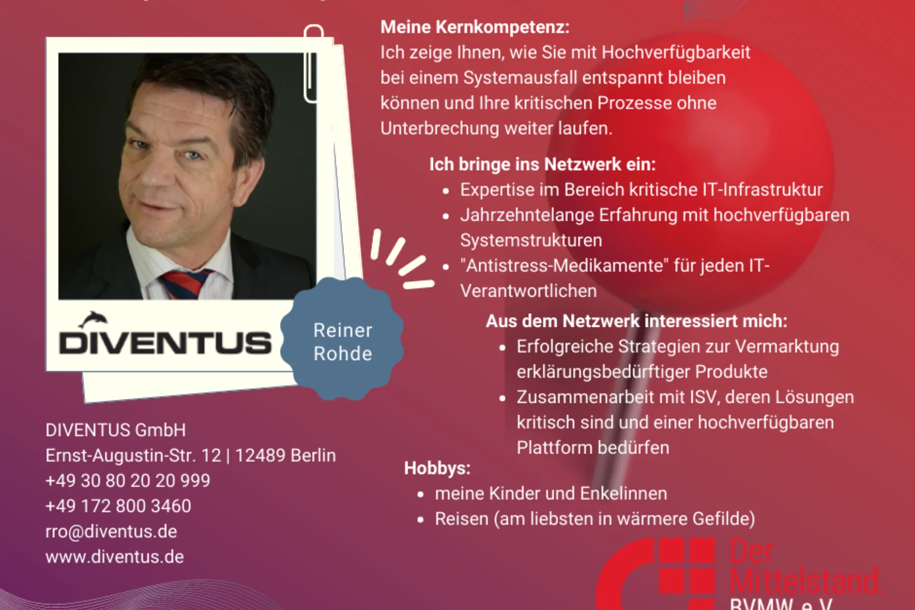 Diventus - Reiner Rohde