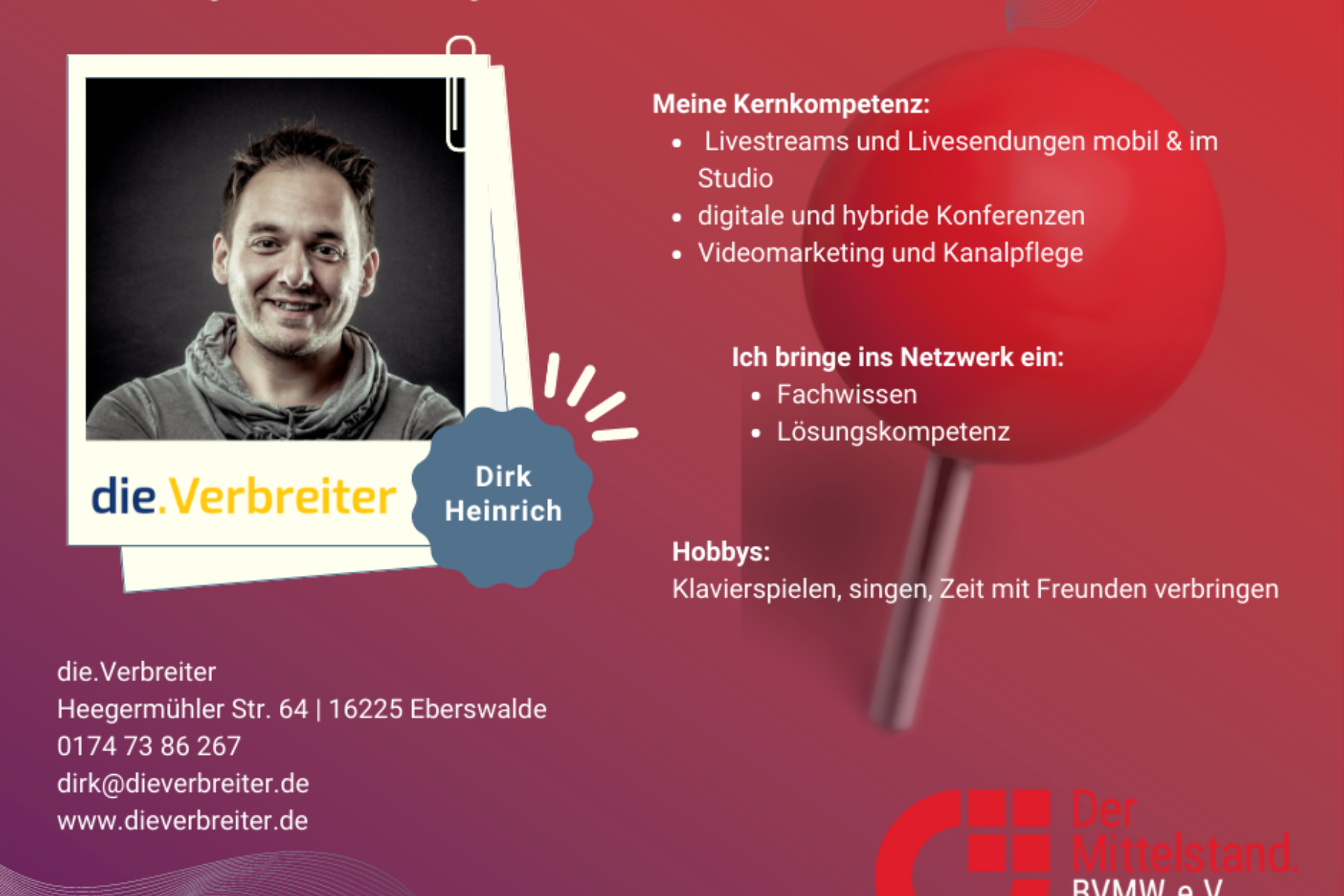 die.Verbreiter - Dirk Heinrich