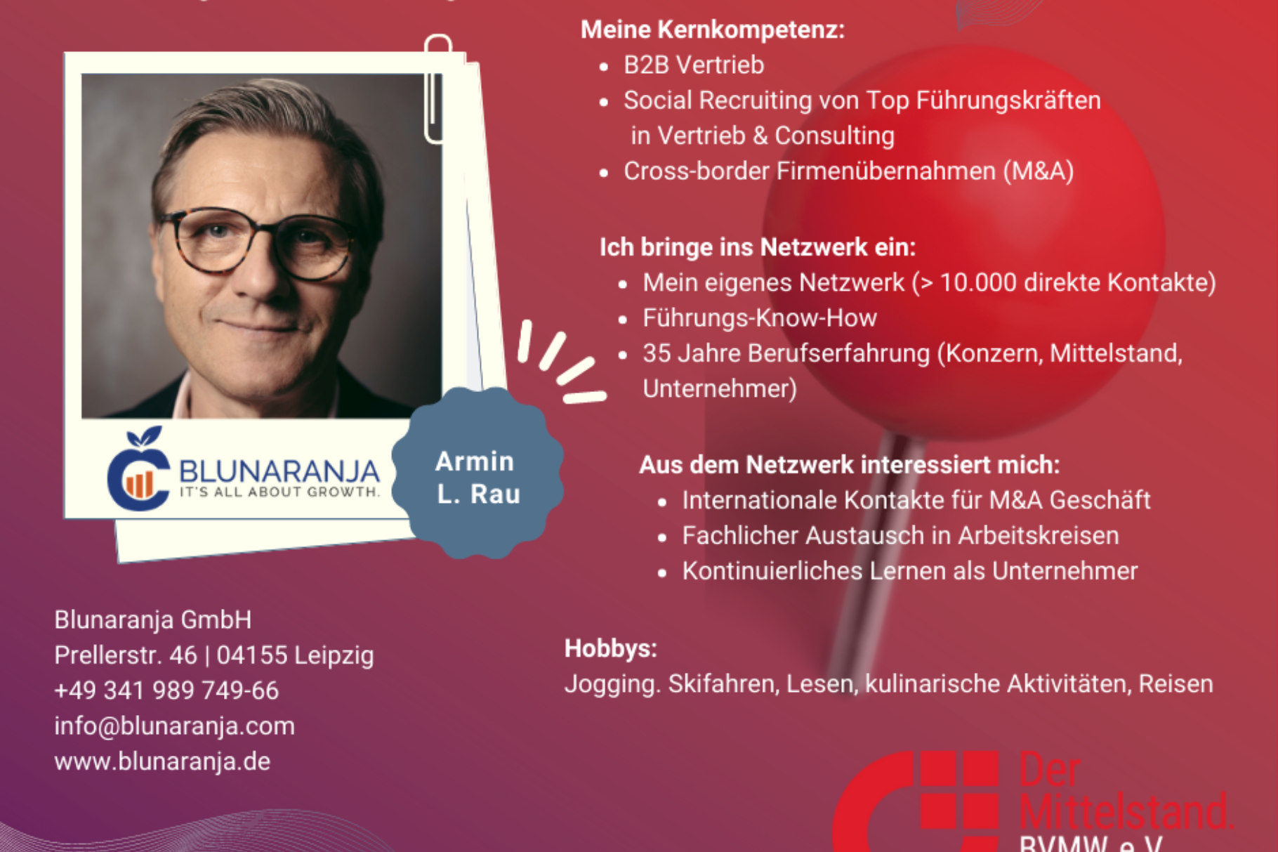 BLUNARANJA GmbH - Armin L. Rau