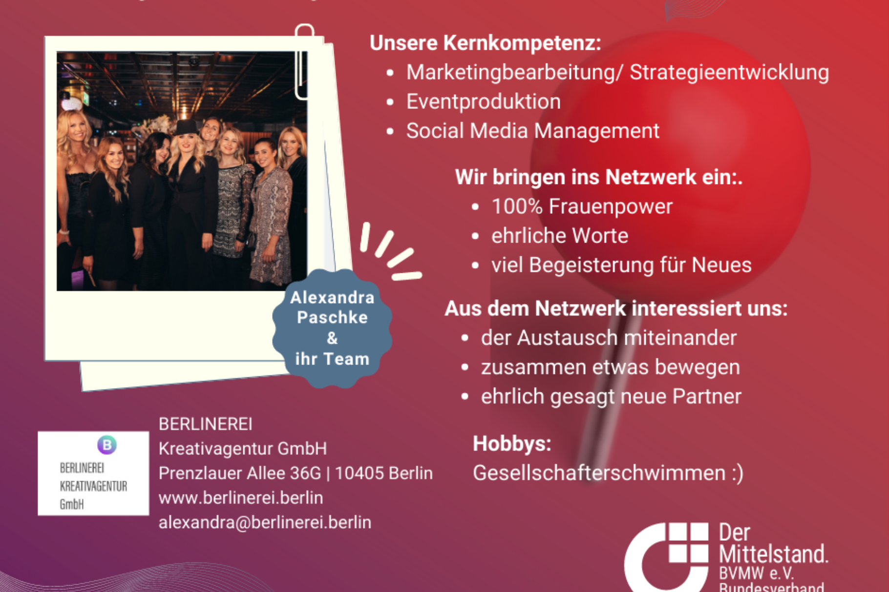 Berlinerei - Alexandra Paschke & ihr Team