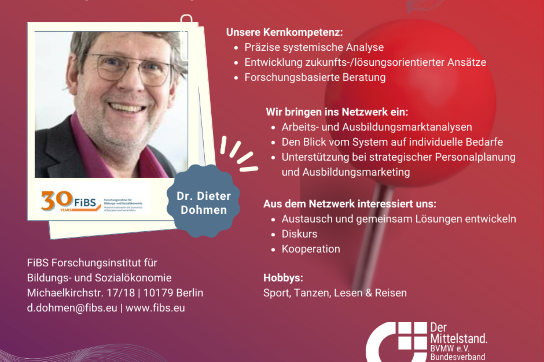 FIBS - Dr. Dieter Dohmen