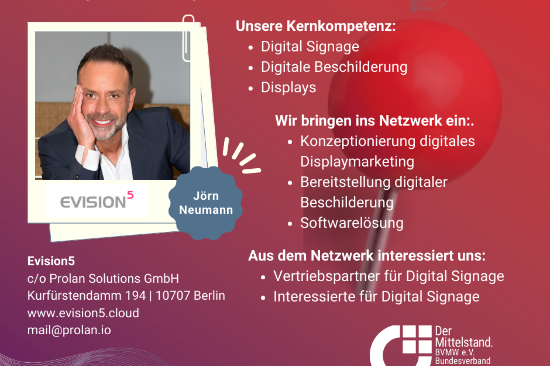 Evision5 von Prolan Solutions GmbH - Jörn Neumann