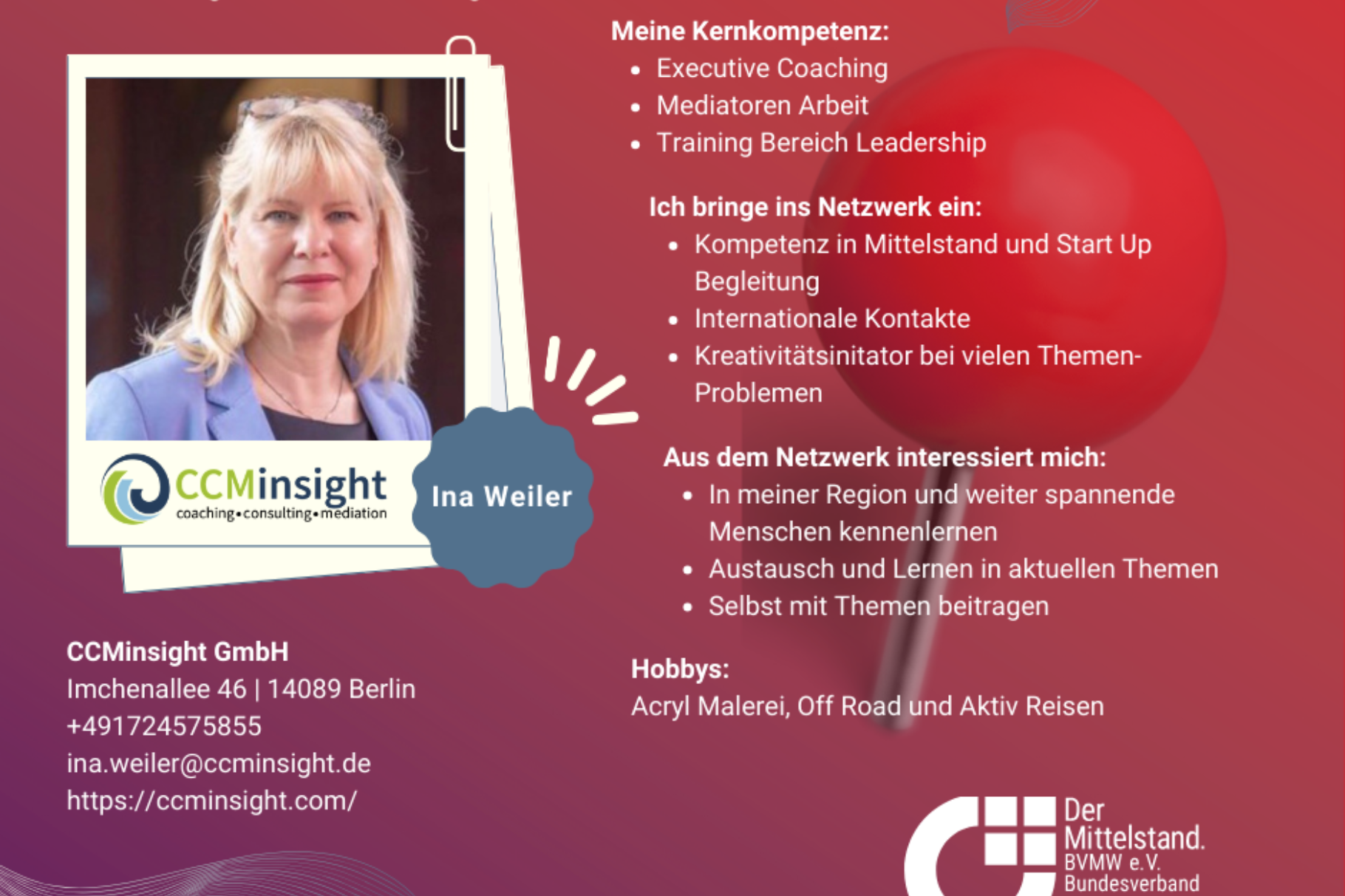 CCMinsight GmbH - Ina Weiler