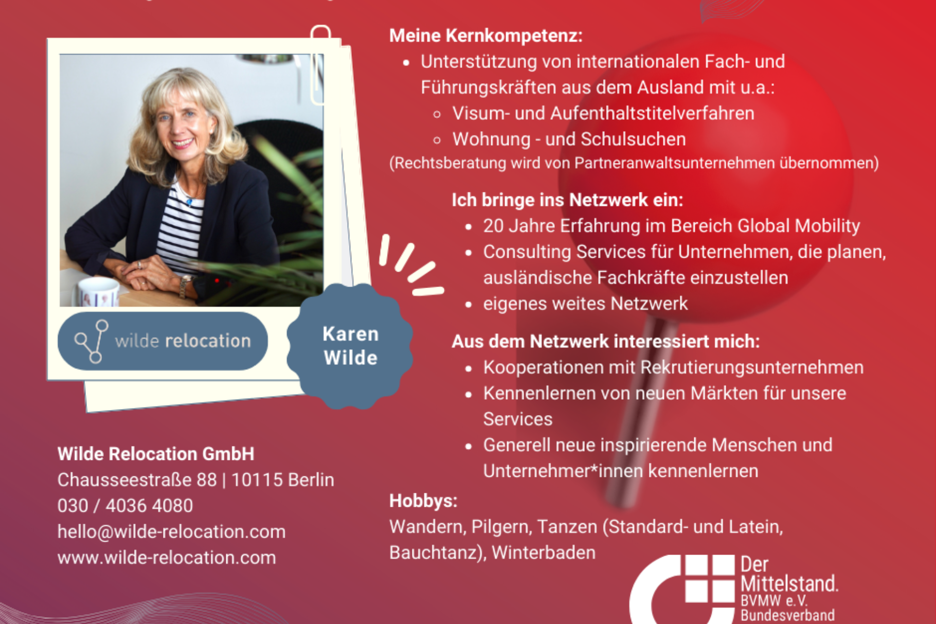 wilde relocation - Karen Wilde