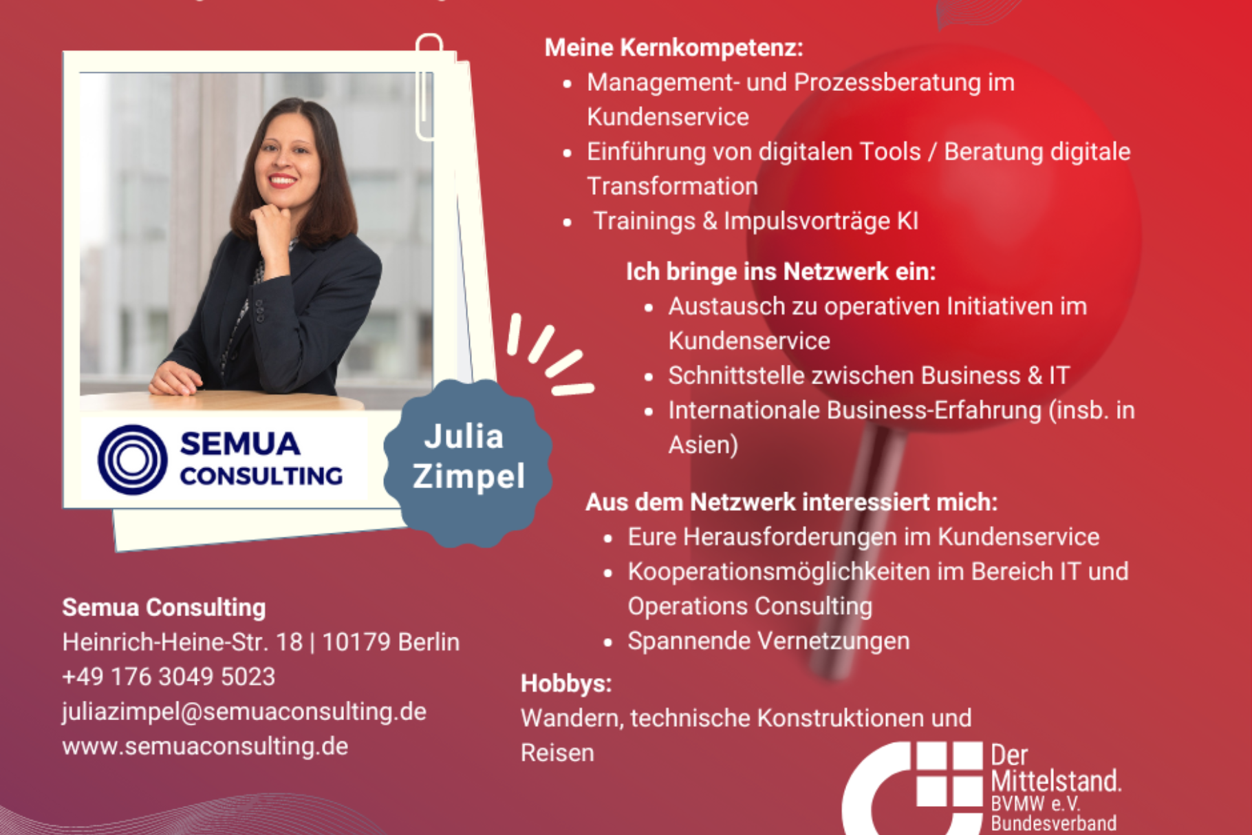 Julia Zimpel - Semua Consulting