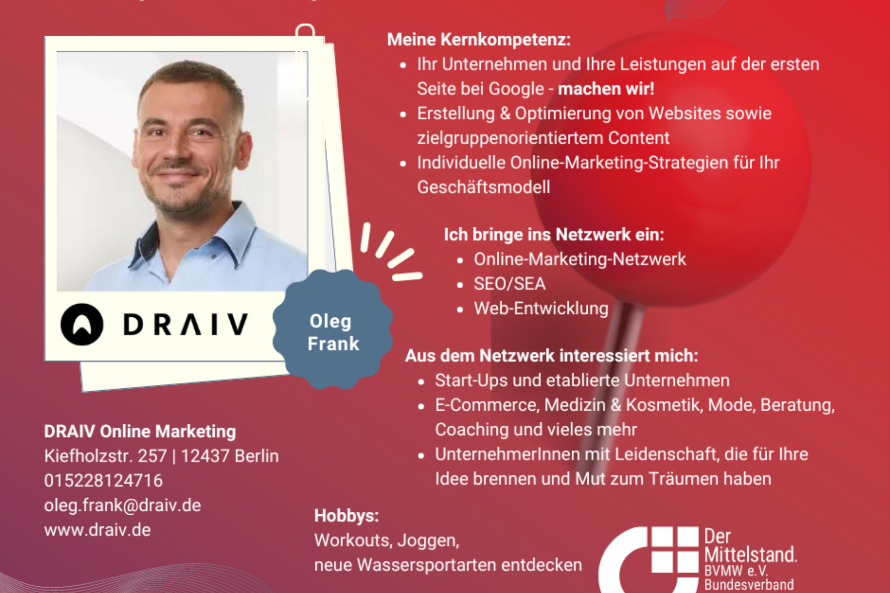 Oleg Frank DRAIV MGV