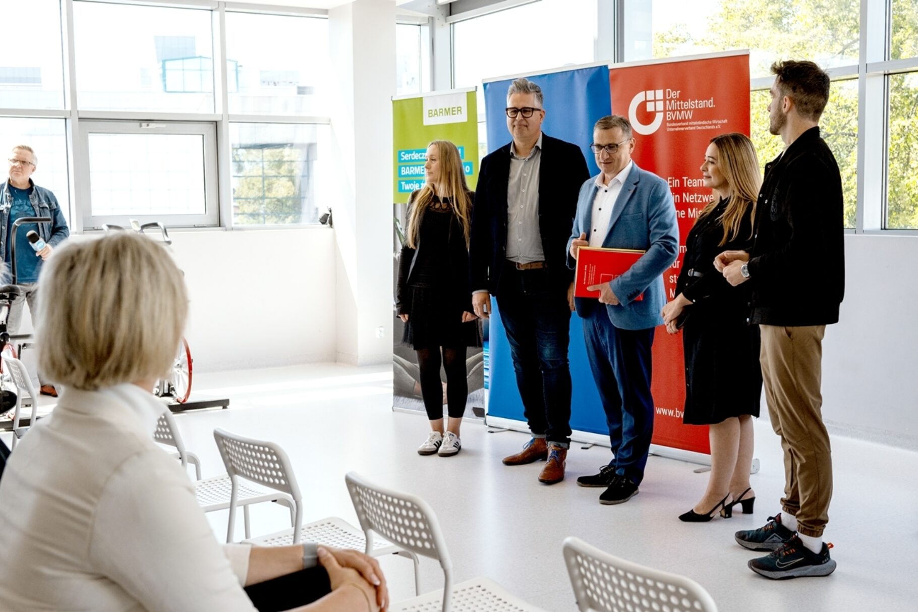 Eindrücke aus dem Treffen vom BVMW, Brandmed und Tomasz Sobania.