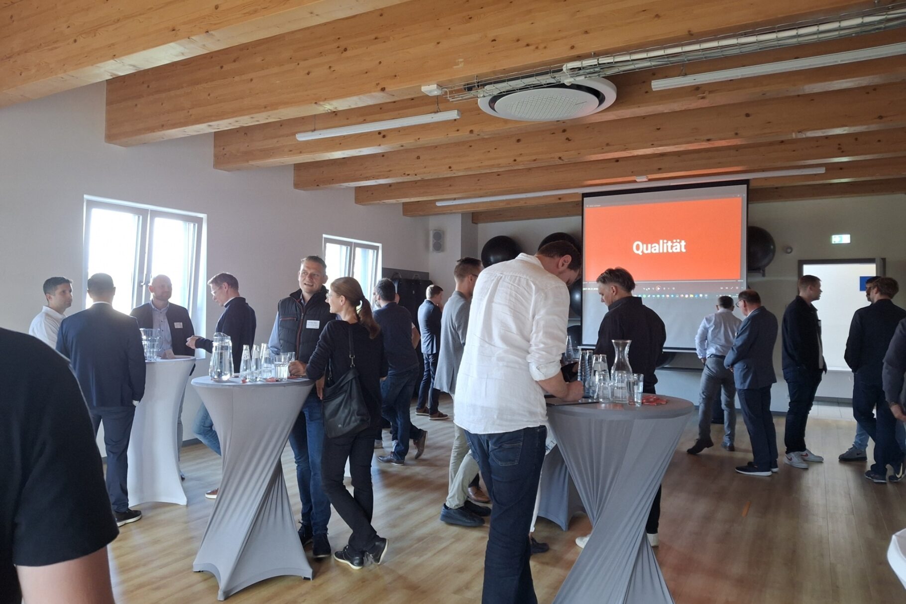 Eröffnung der BVMW Veranstaltung "Rooftop Party" für den "Jungen Mittelstand".