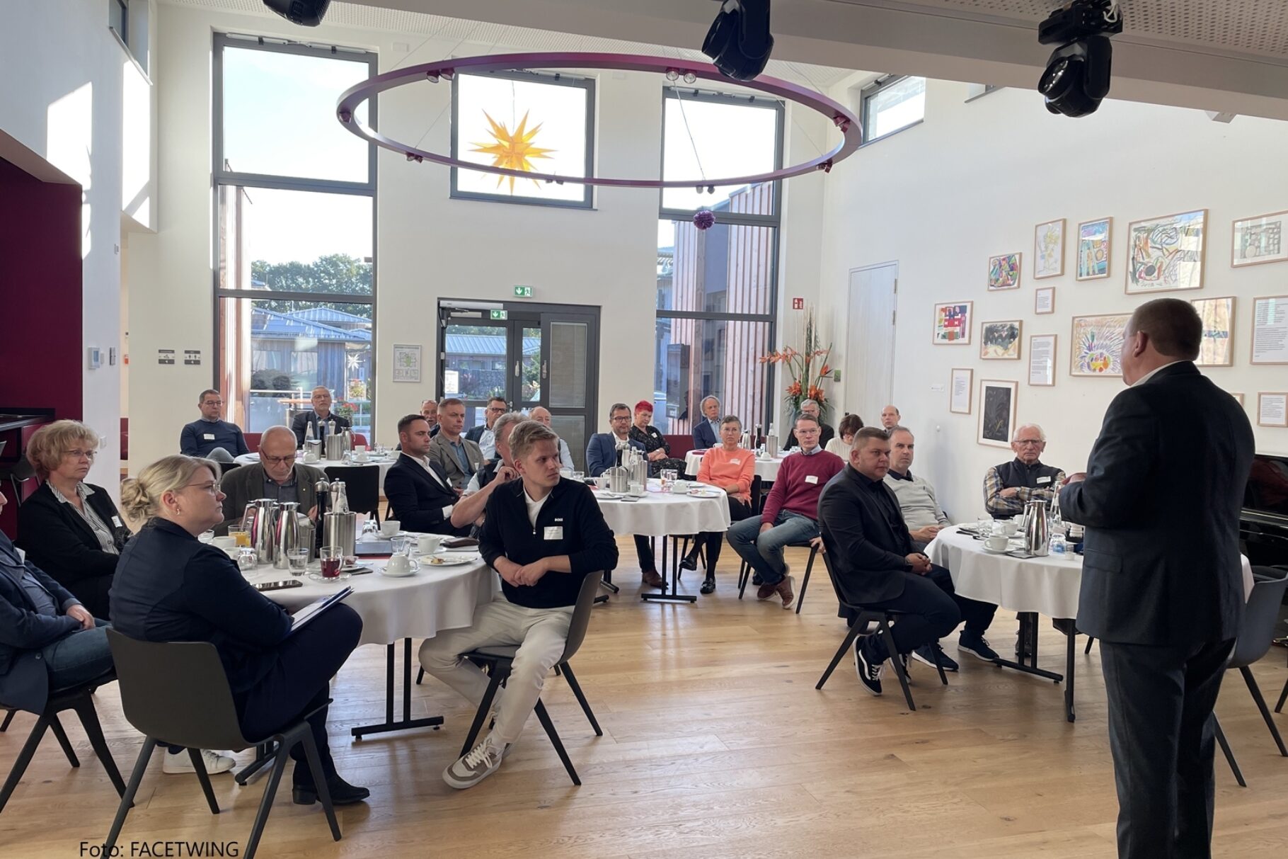 während der Veranstaltung