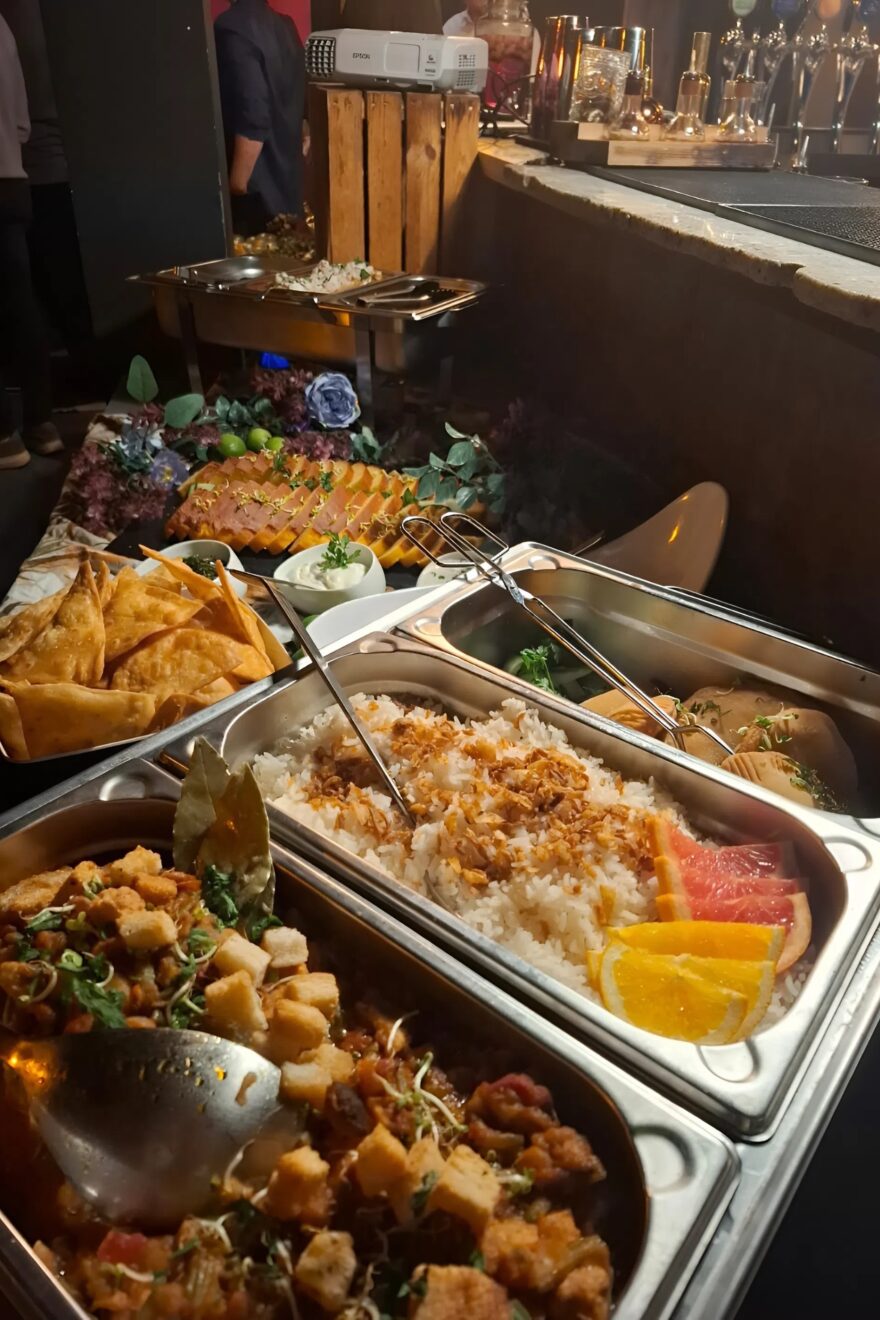 typisch südamerikanisches paraguayisches Buffet