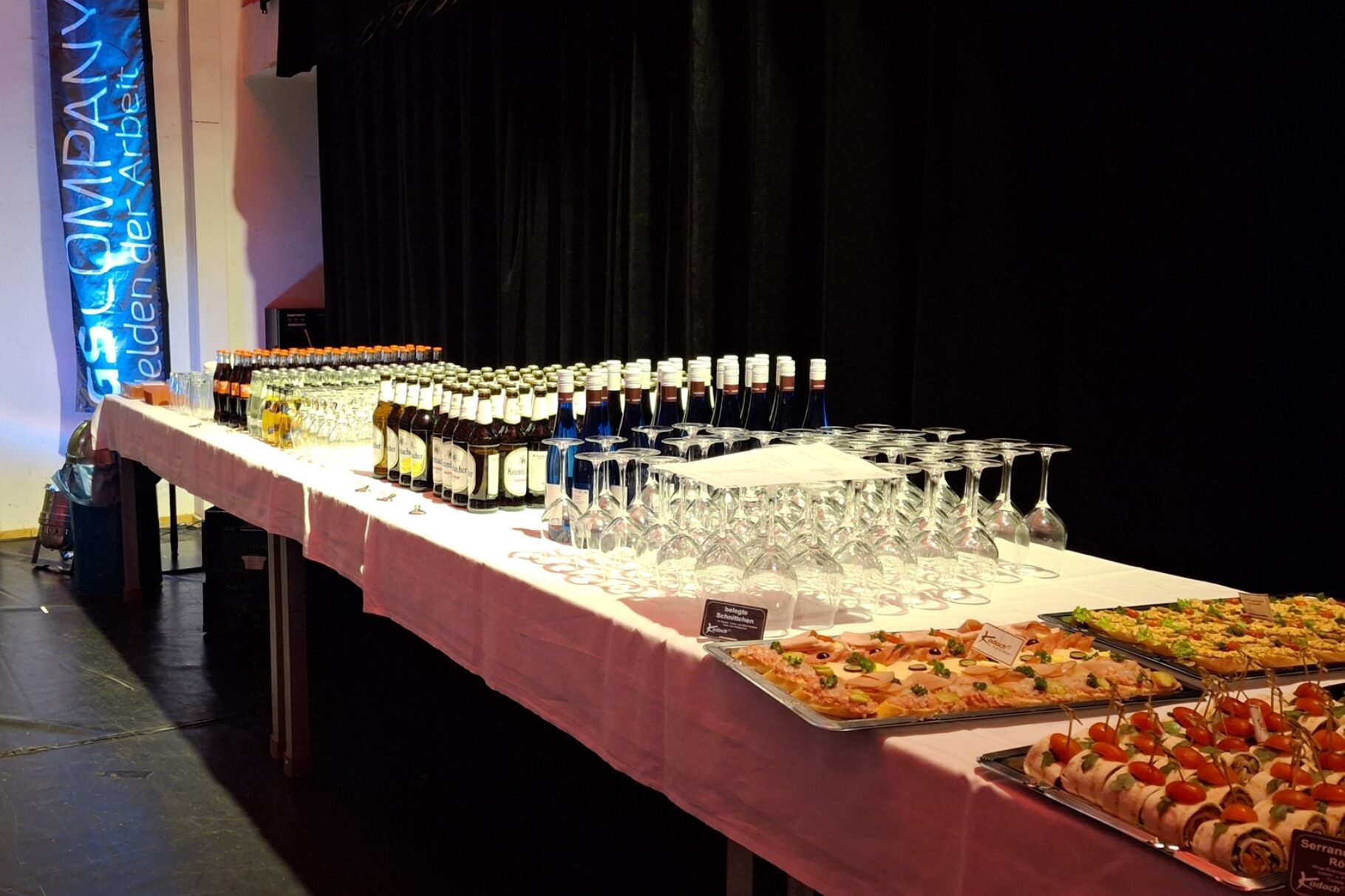 Das leckere Buffet überzeugte mit Vielfältigkeit.