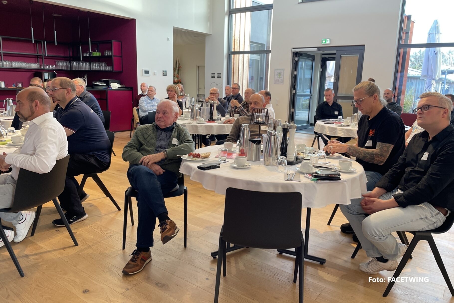 während der Veranstaltung