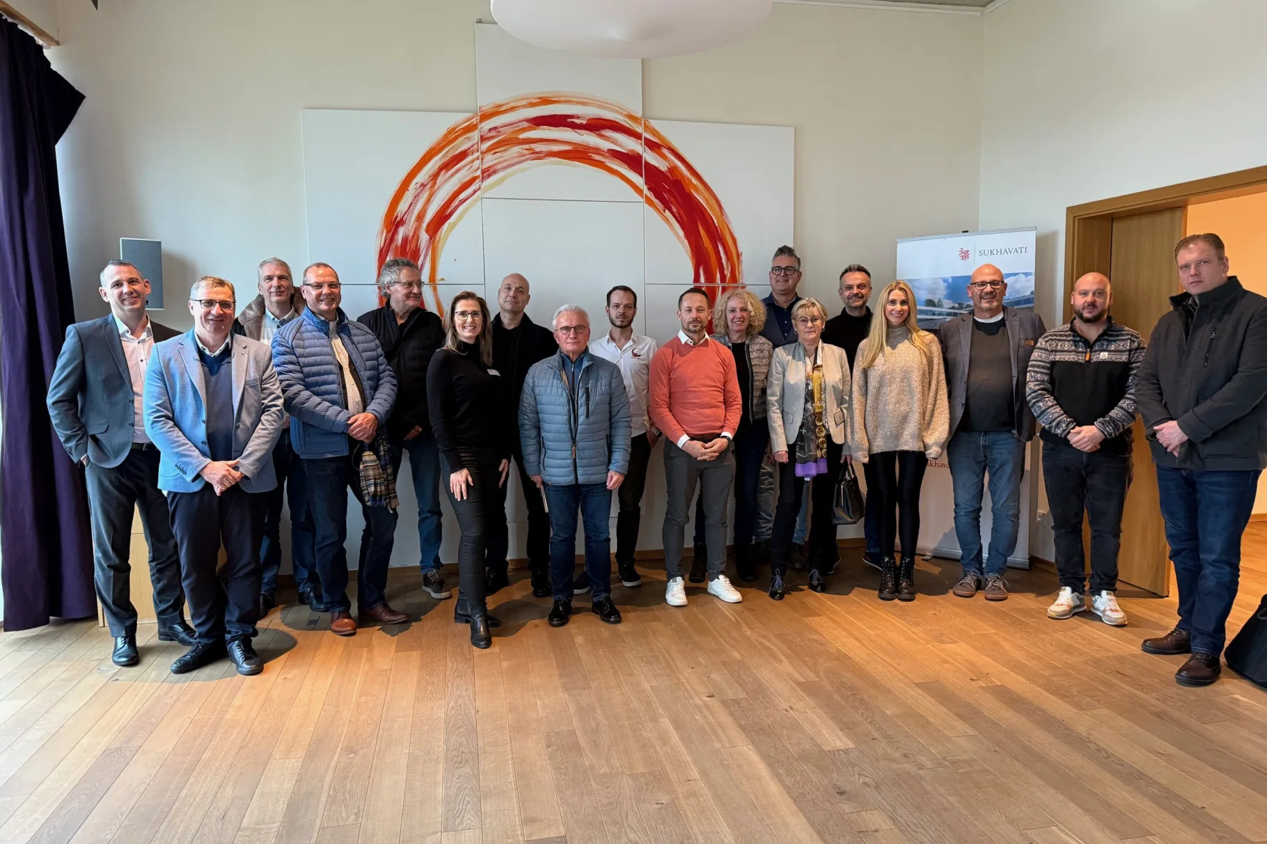 Gruppenbild aller Teilnehmer vom Management by Lunch