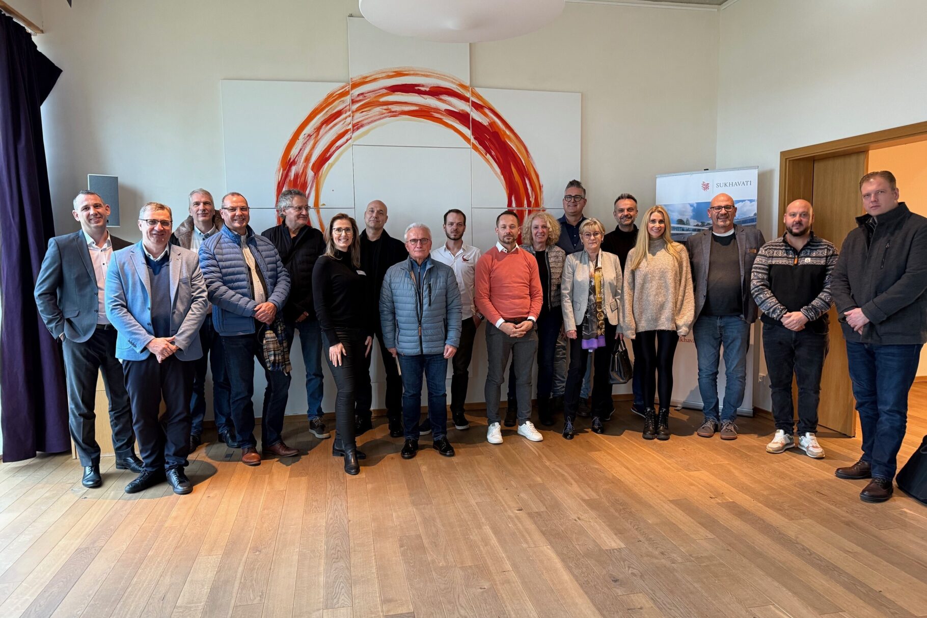 Gruppenbild aller Teilnehmer vom Management by Lunch