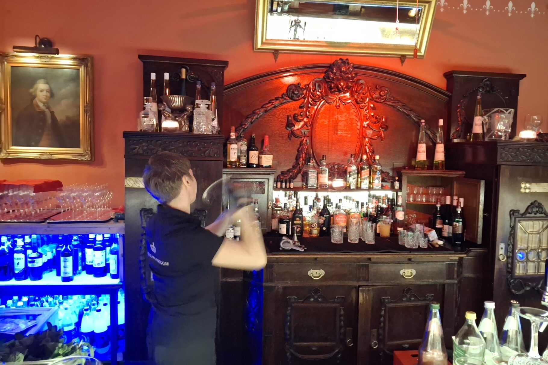 Bar des Schlosses Milkersdorf.