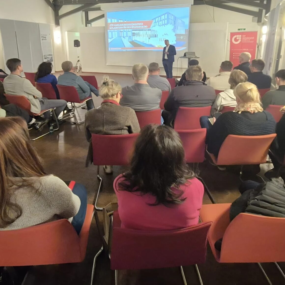 Teilnehmer der Veranstaltung "JTF-Förderprogramm-70% Zuschuss für Unternehmen" in Welzow