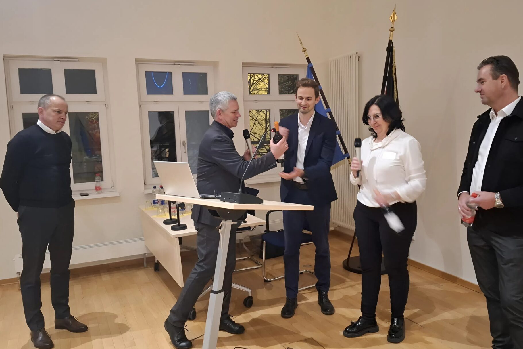 Redner der Veranstaltung "Exklusive Infos zum Bau und Betrieb des Rechenzentrums Lübbenau"