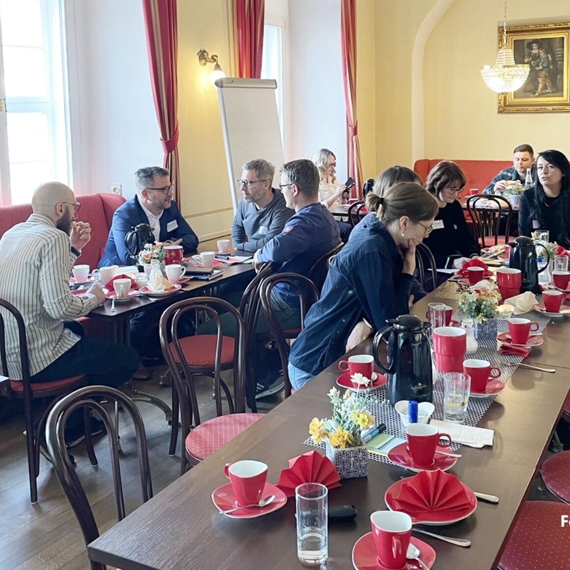 während der Veranstaltung