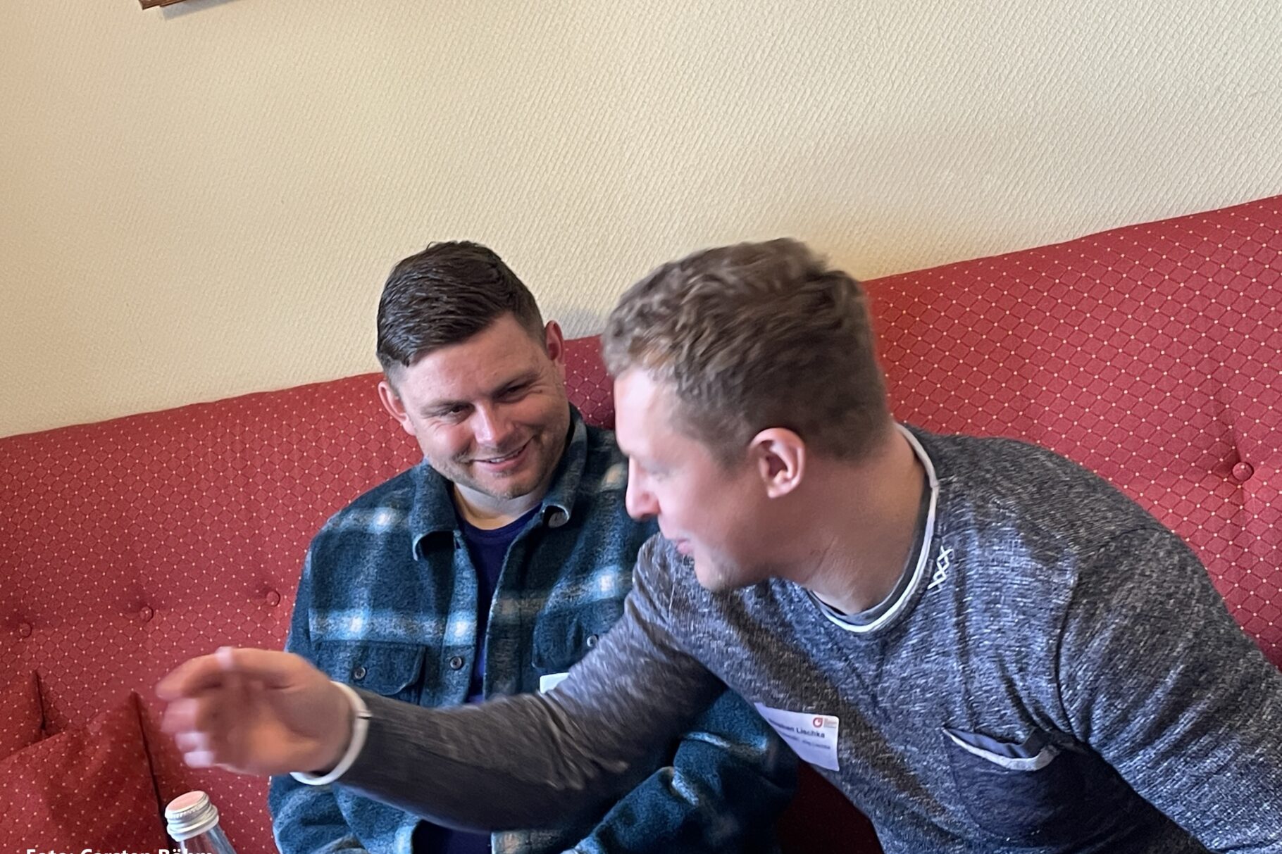 während der Veranstaltung