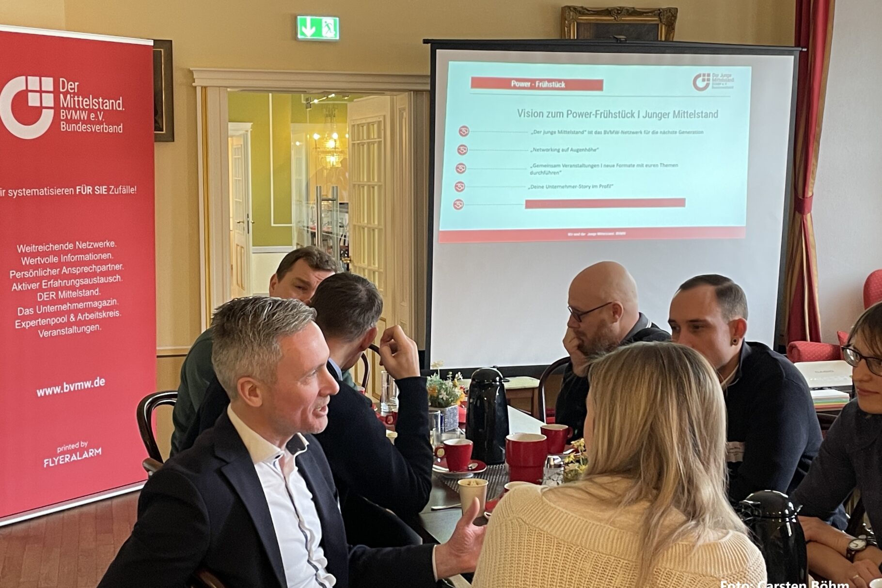 während der Veranstaltung