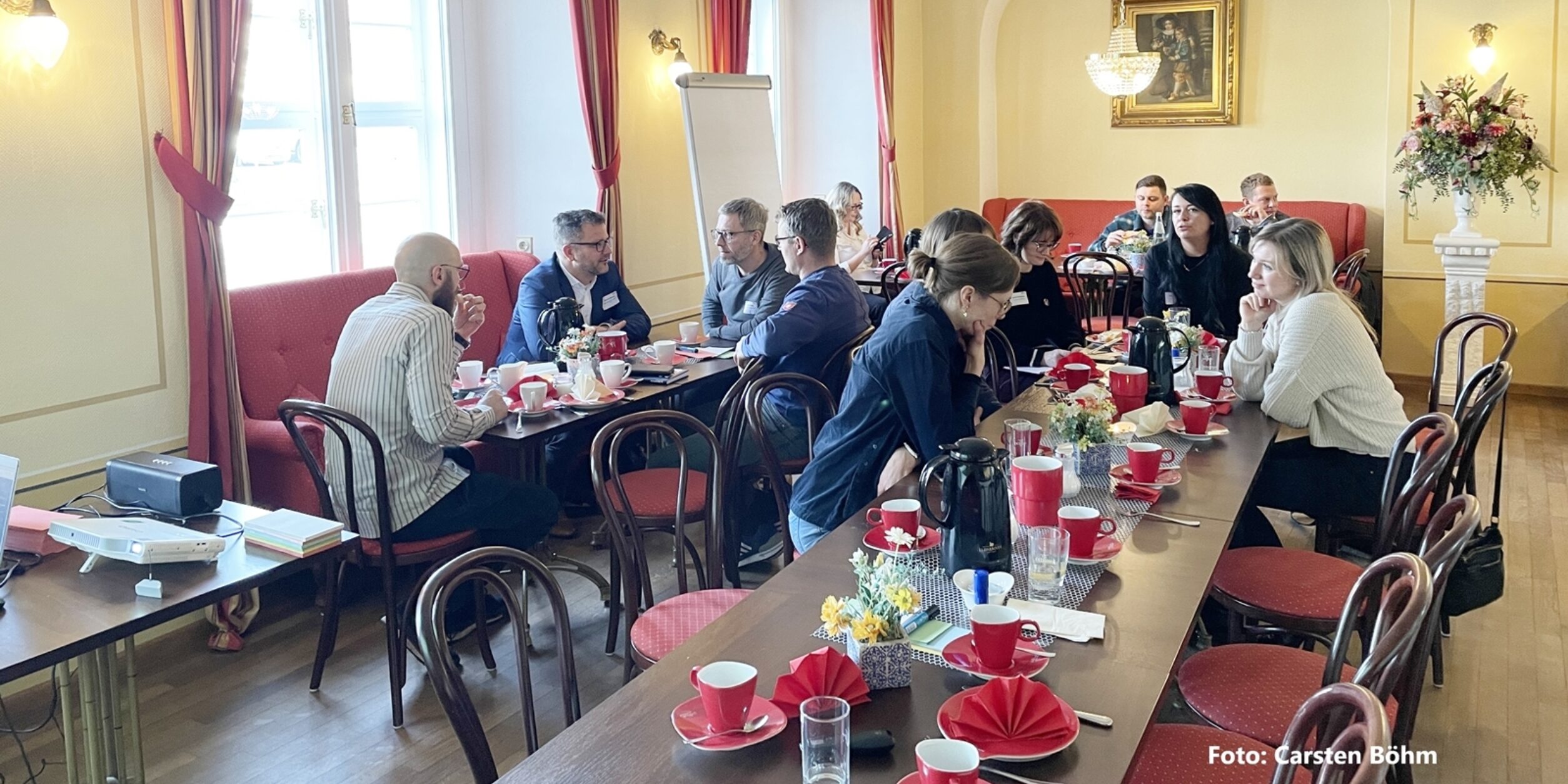 während der Veranstaltung